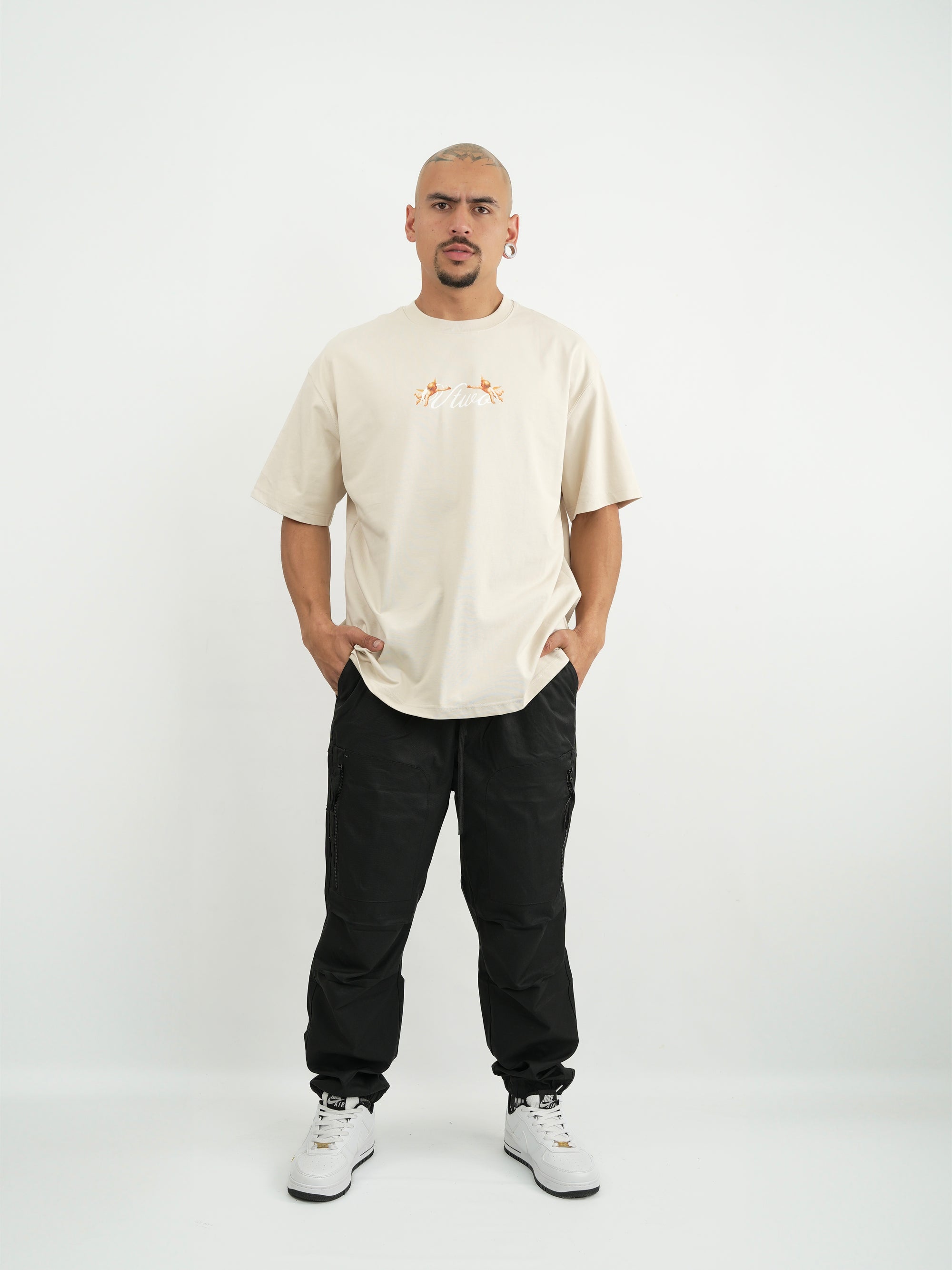 CAMISETA HOMBRE FCA013 KHAKI