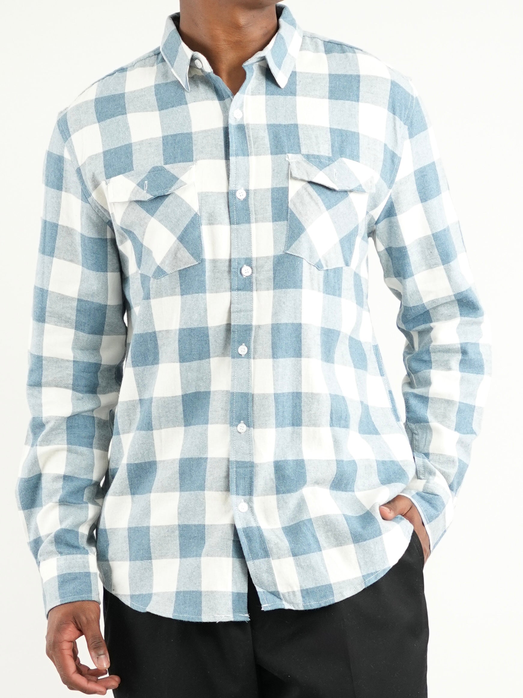 CAMISA HOMBRE FVR001 AZUL