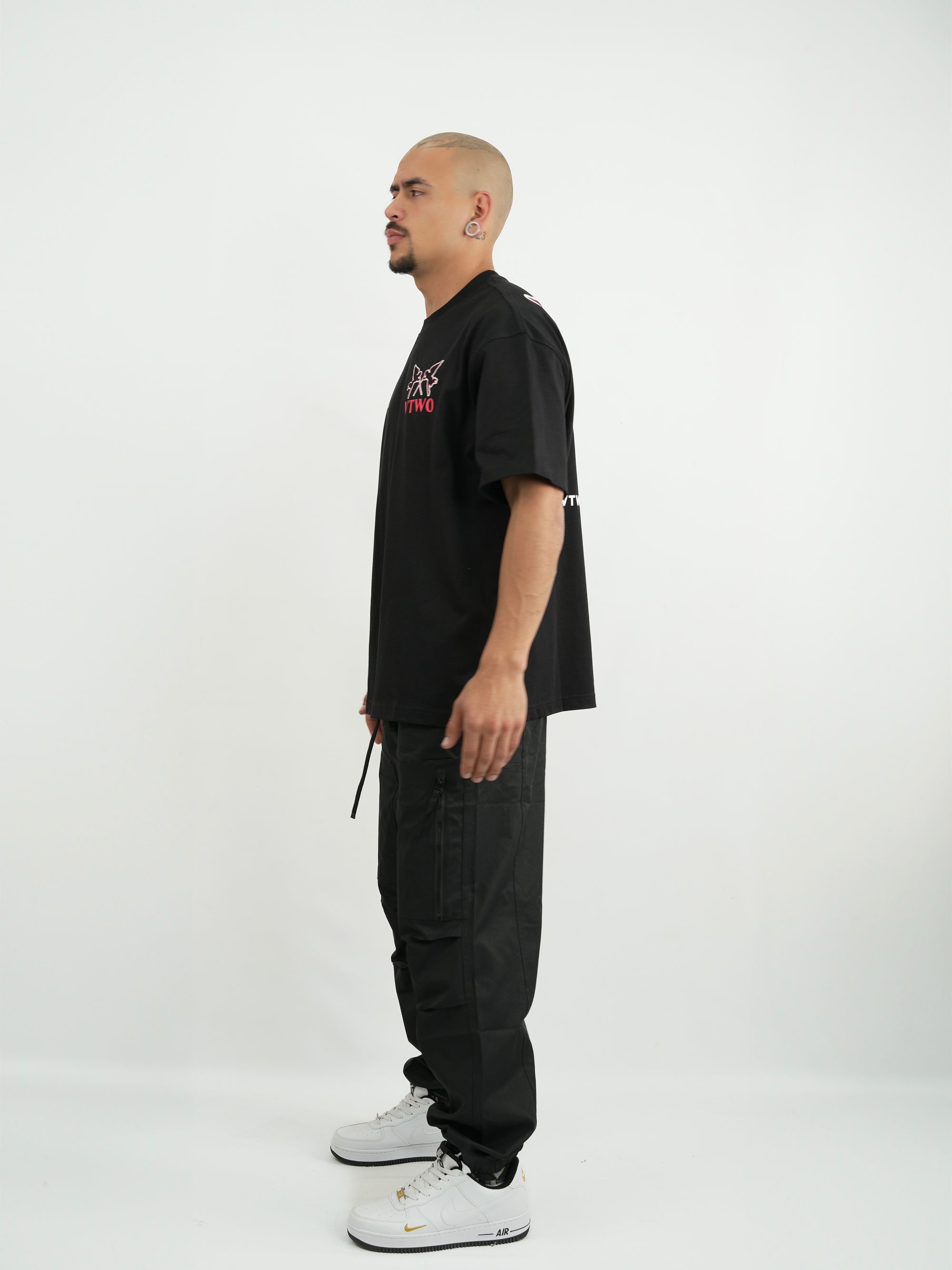 CAMISETA HOMBRE FCA007 NEGRO