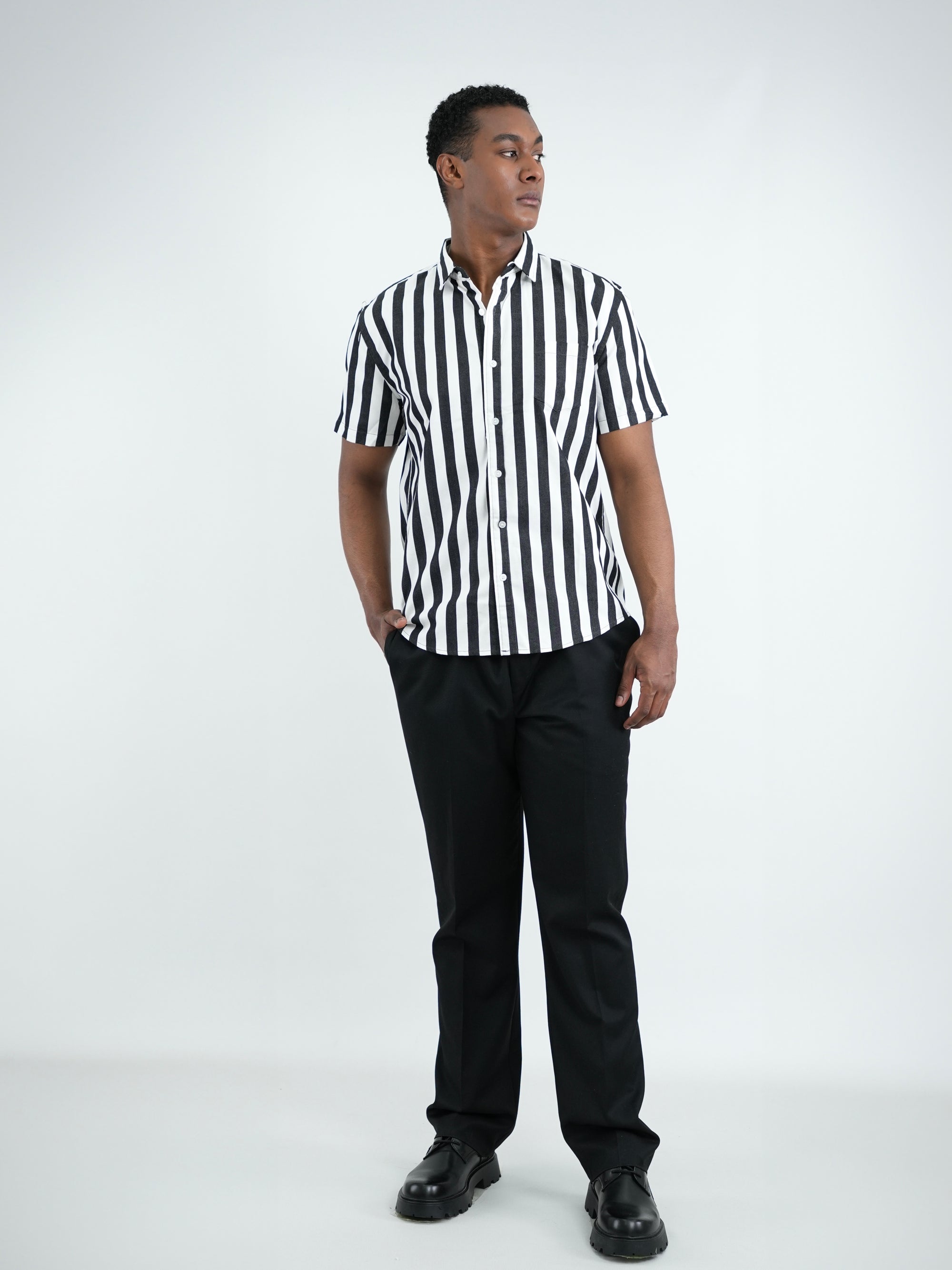 CAMISA HOMBRE FVRC002 NEGR
