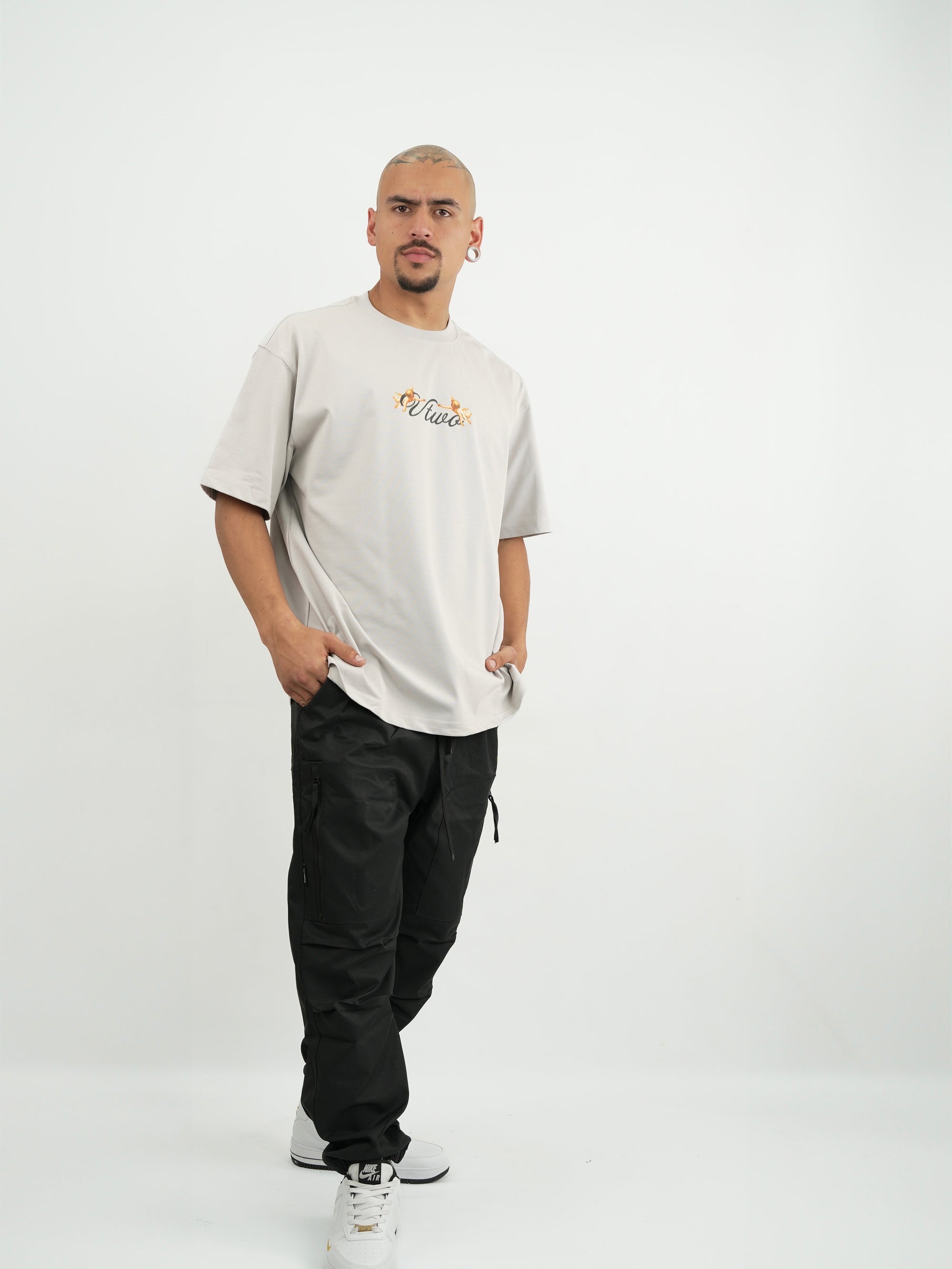 CAMISETA HOMBRE FCA013 GRIS