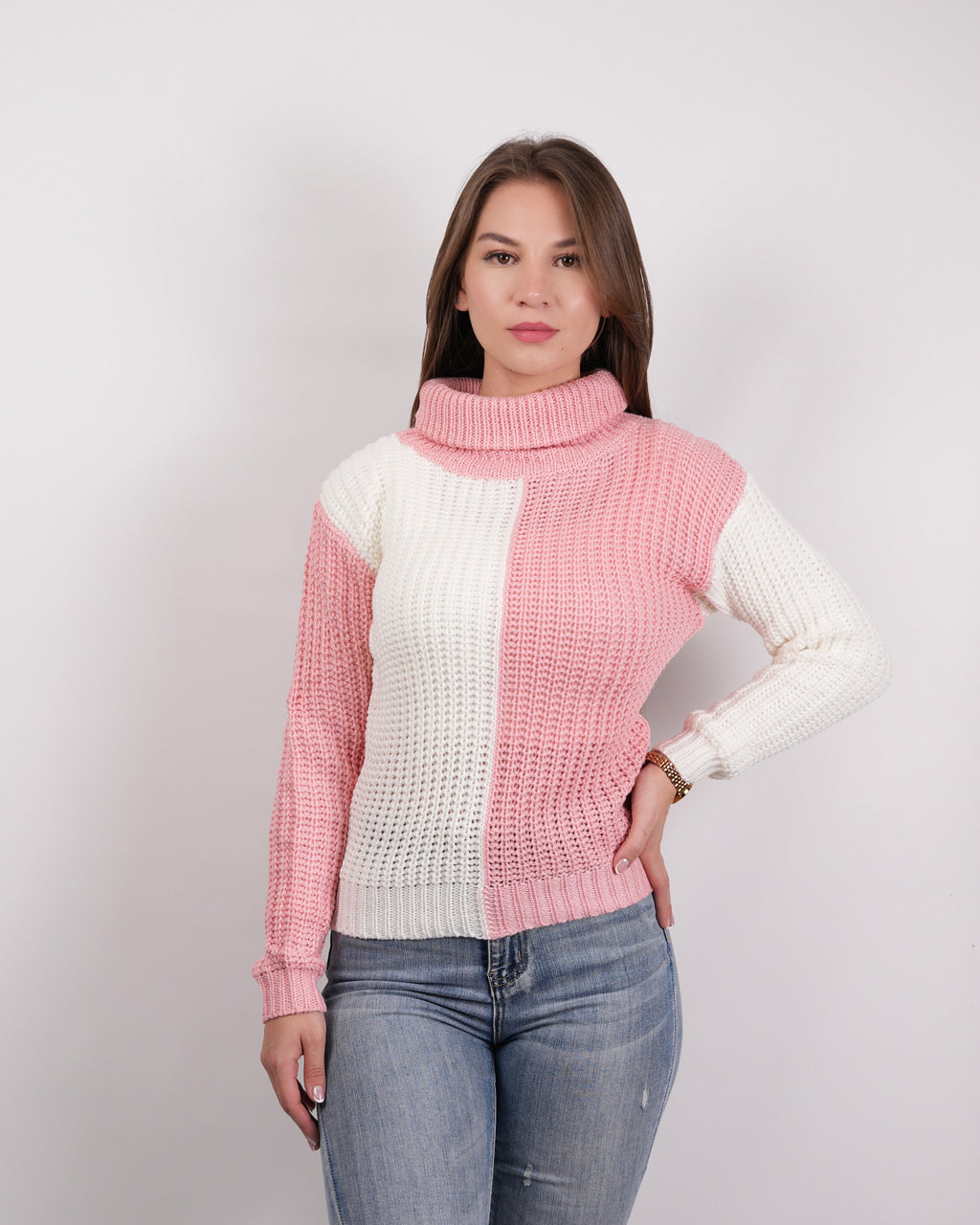 SUÉTER MSA128 ROSA