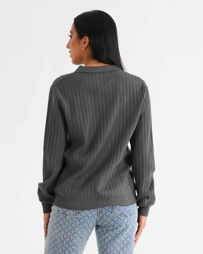 SUÉTER HISA022 GRIS