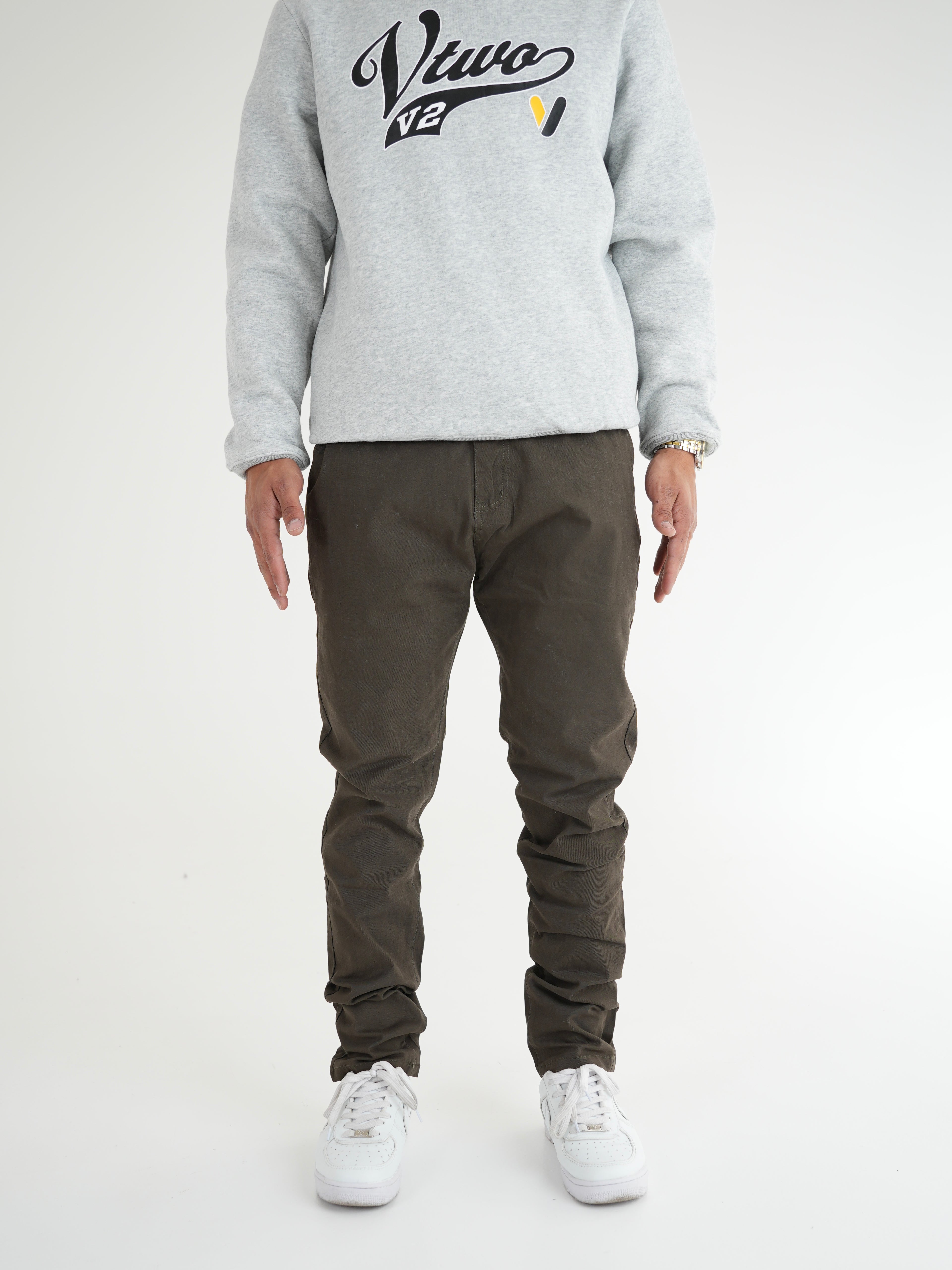 PANTALON DRILL DP002 AA VERDE