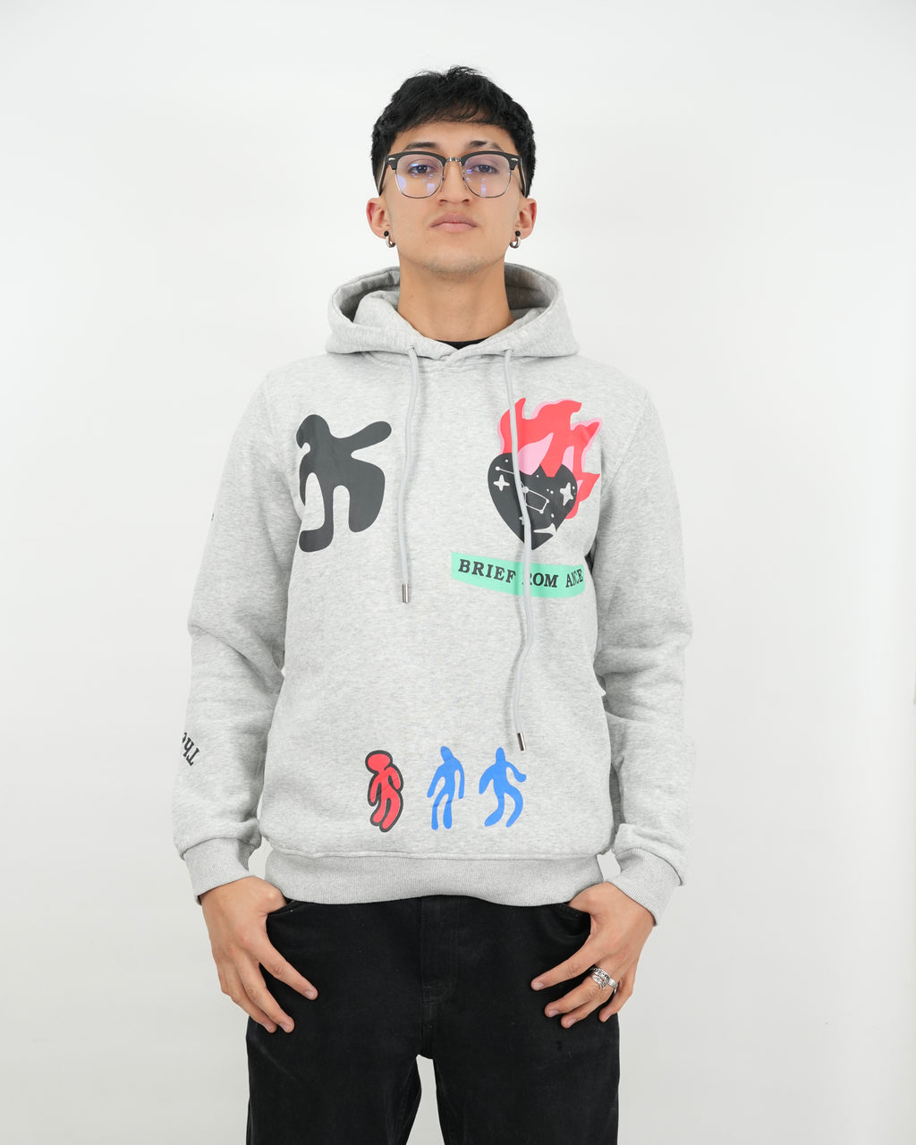 HOODIE LSA004 GRIS