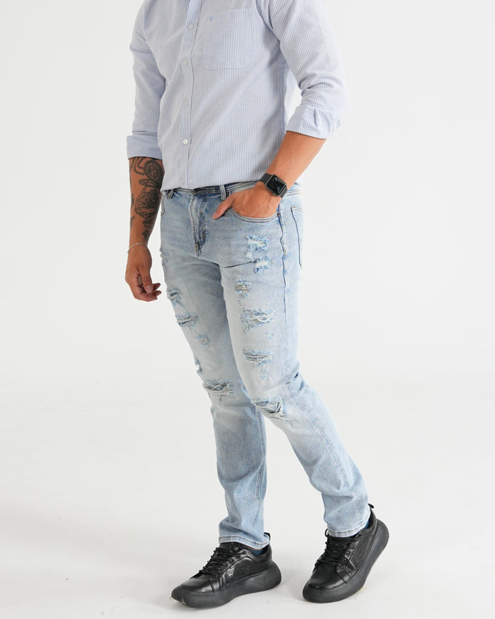 JEAN JBW AZUL