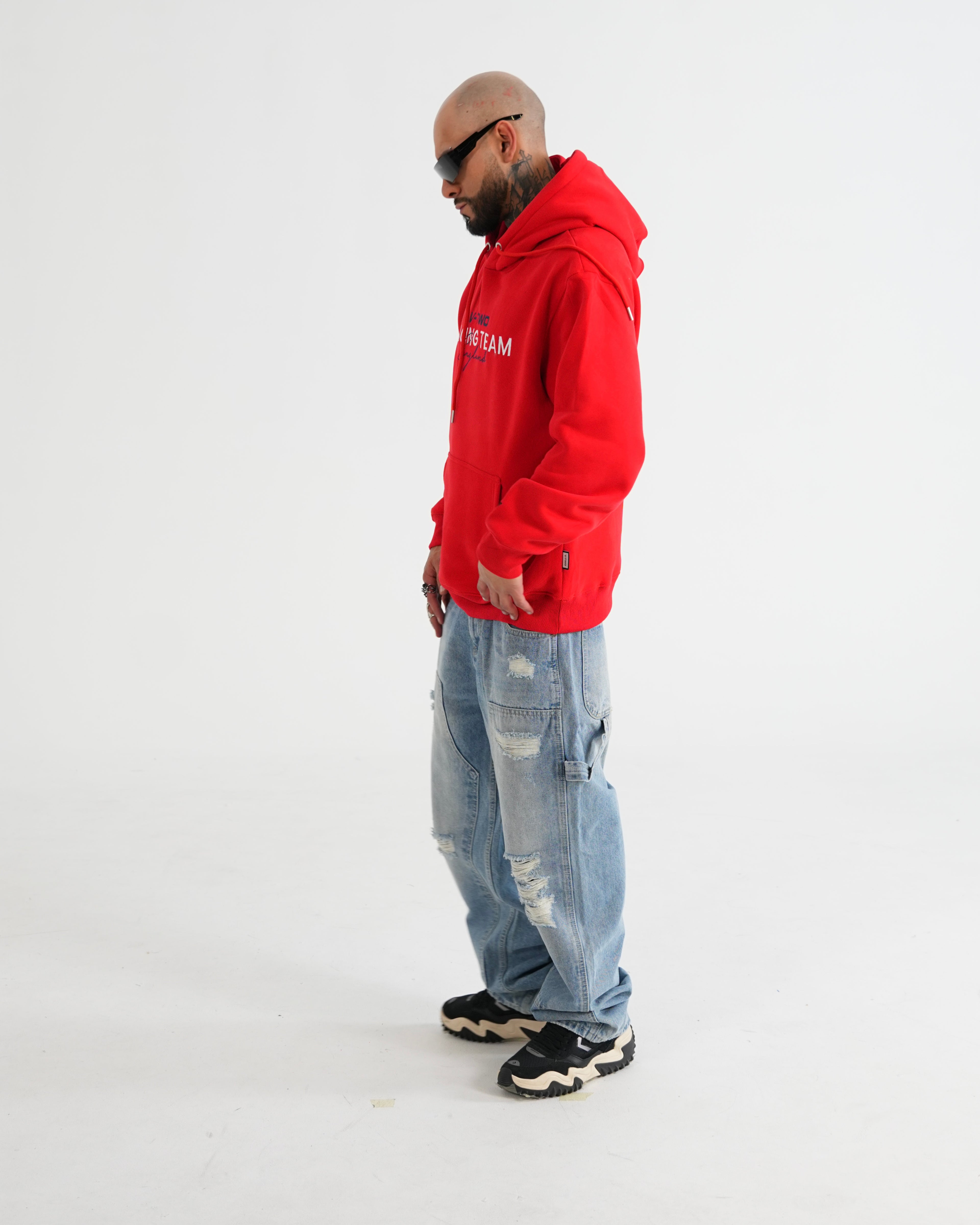 HOODIE FSA079 ROJO