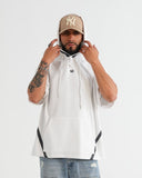HOODIE MANGA CORTA CA016 BLANCO
