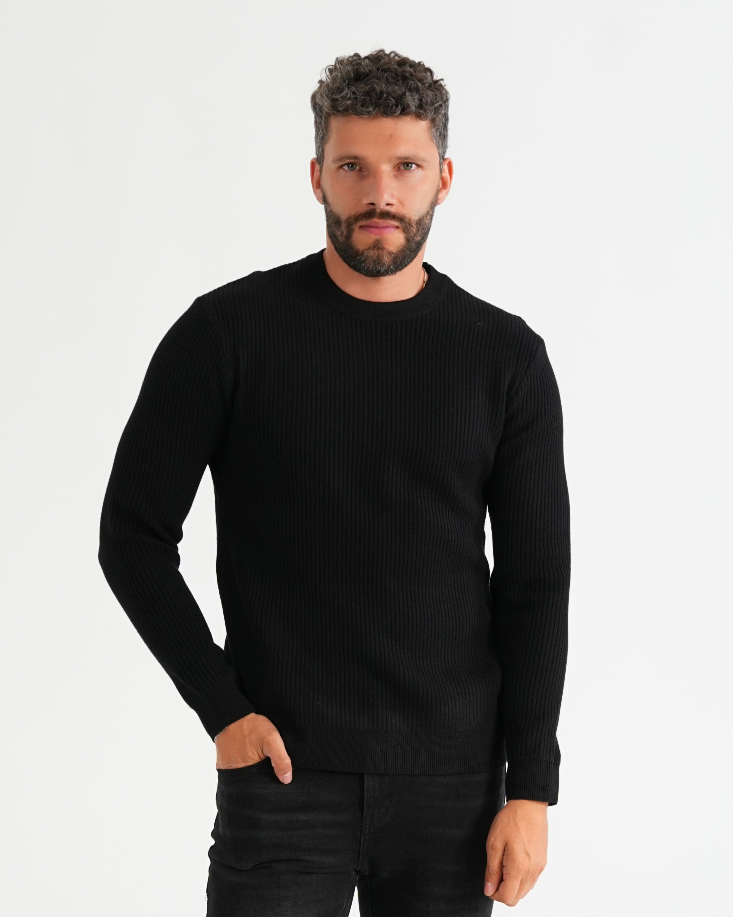 SUÉTER HISA032 NEGRO