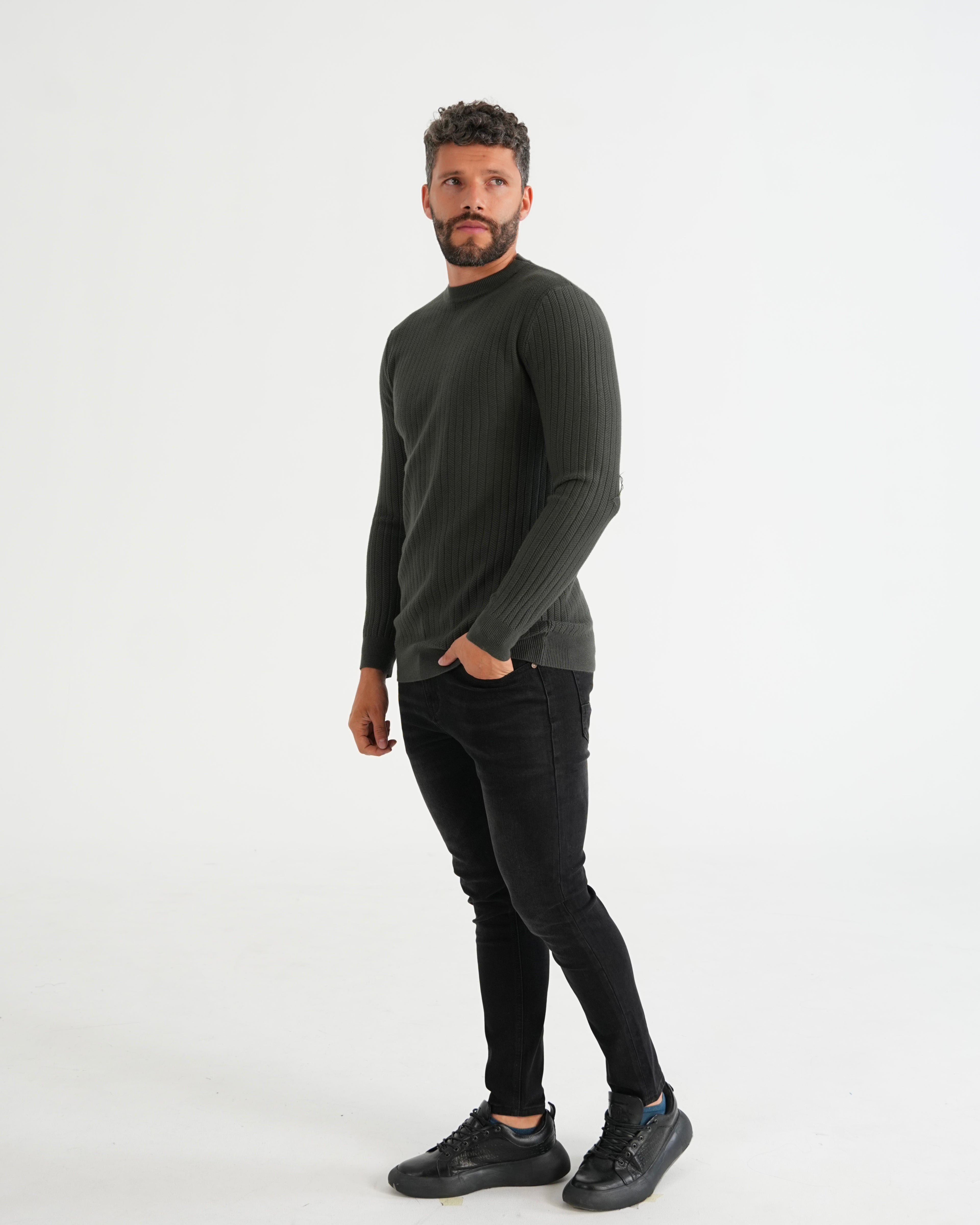 SUÉTER HISA032 GRIS