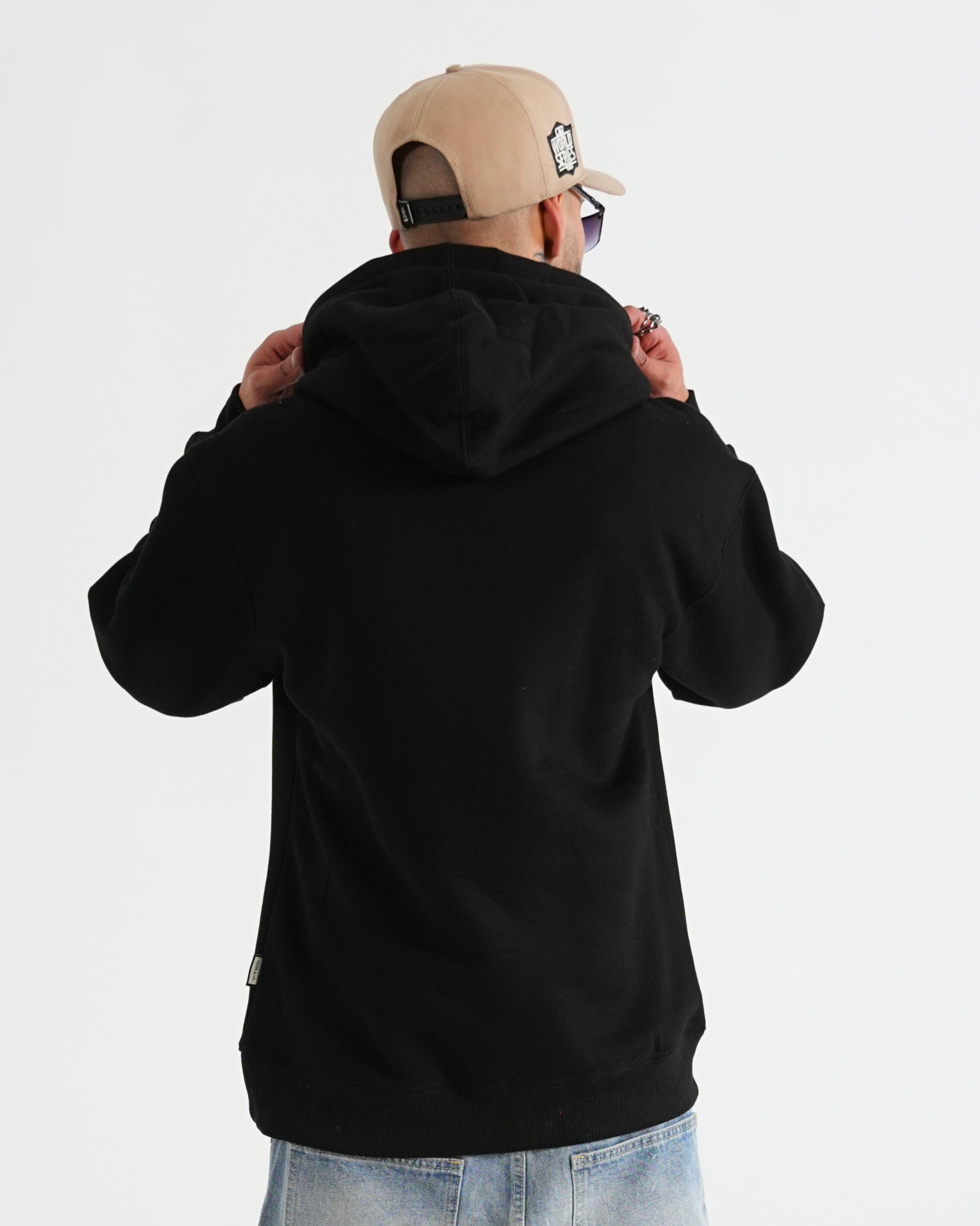 HOODIE FSA079 NEGRO