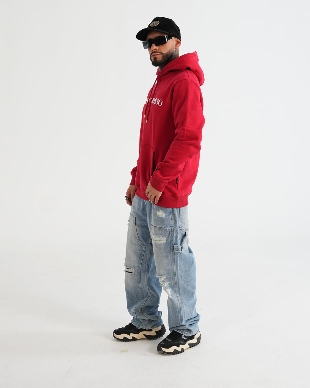 HOODIE FSA074 ROJO