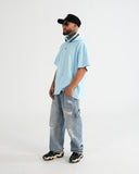 HOODIE MANGA CORTA CA016 AZUL C