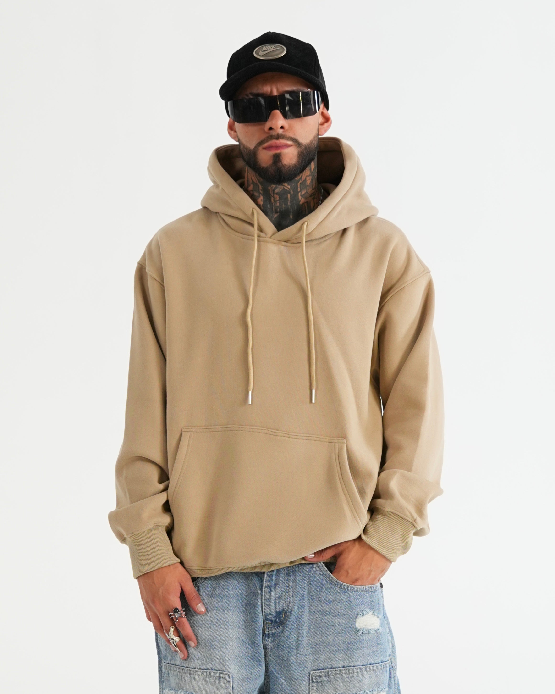 HOODIE FSA068 KHAKI C