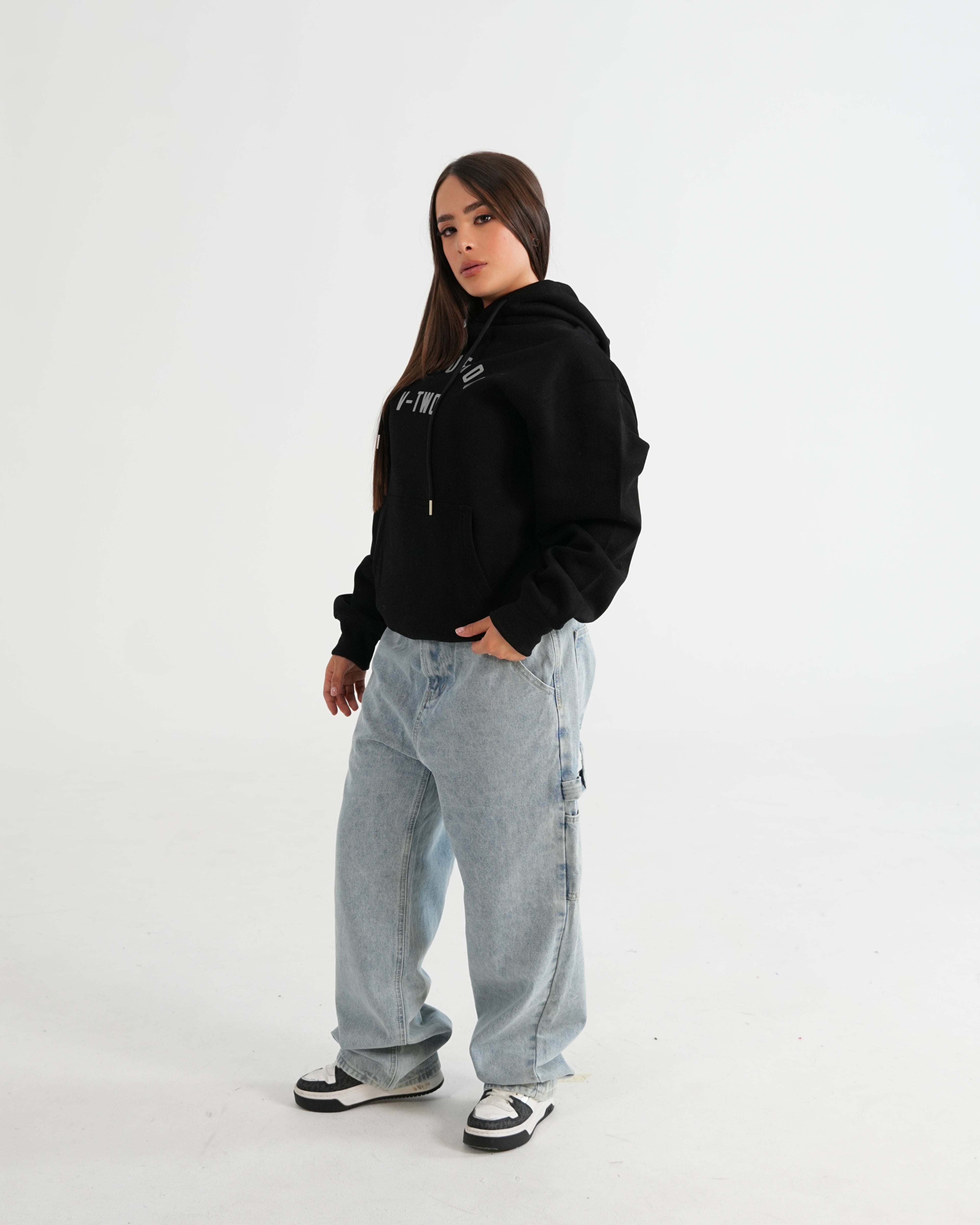 HOODIE FSA080 NEGRO