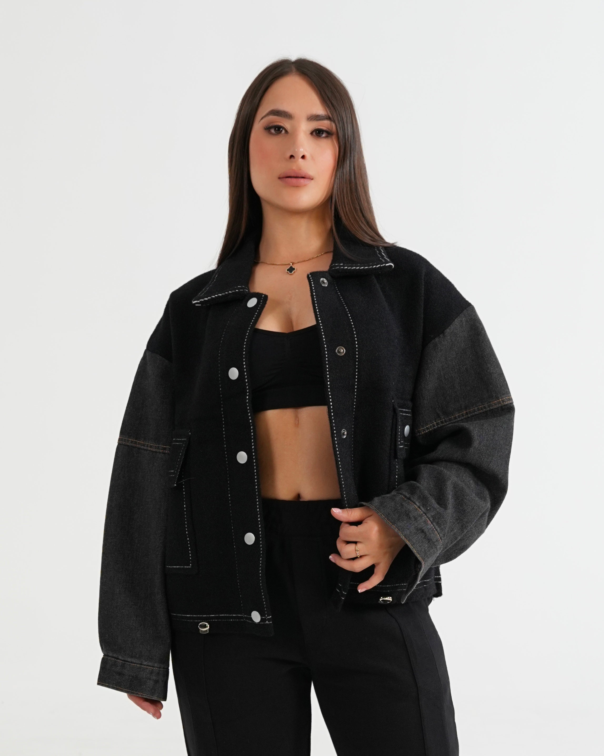 CHAQUETA CVR002 NEGRO
