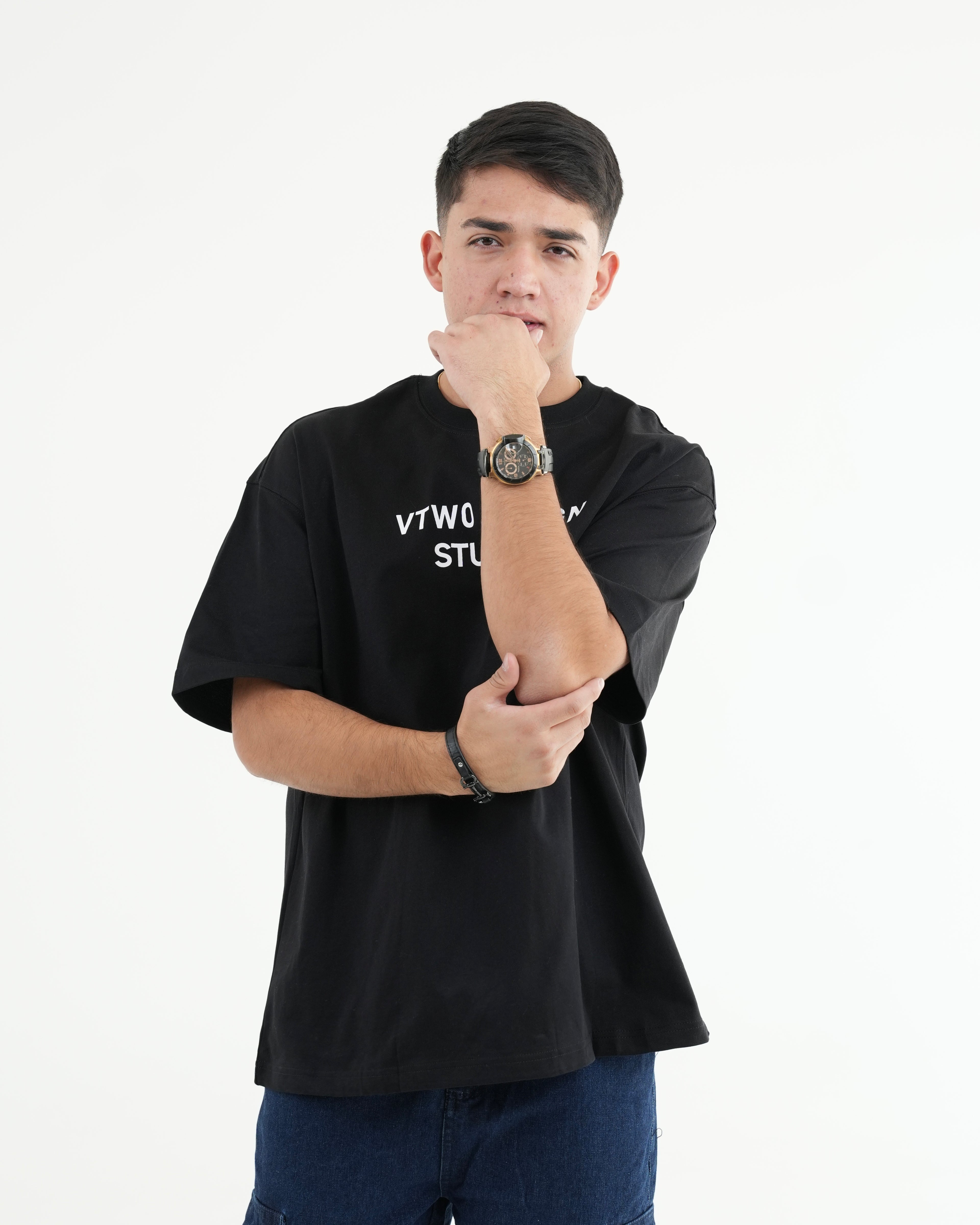 CAMISETA FCA008 NEGRO