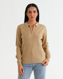 SUÉTER HISA022 KHAKI