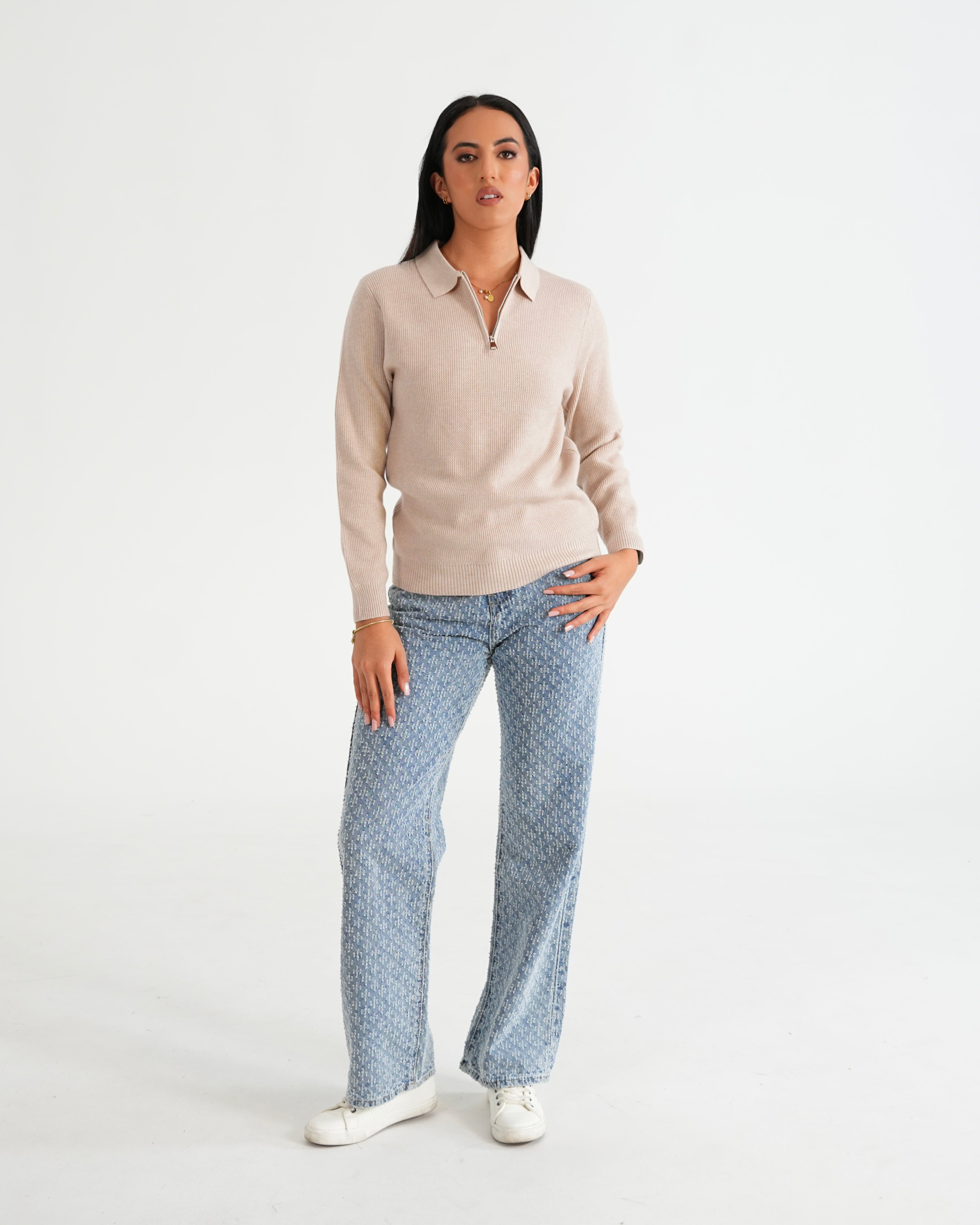 SUÉTER HISA021 GRIS