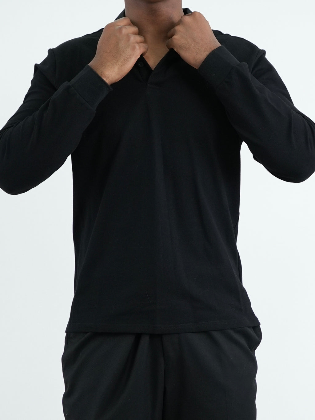 CAMISA POLO CAP009 NEGRO