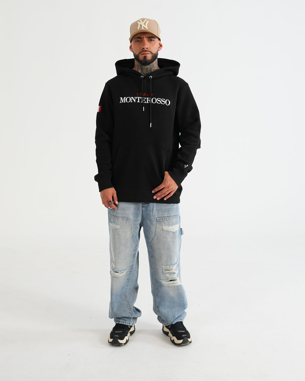 HOODIE FSA074 NEGRO