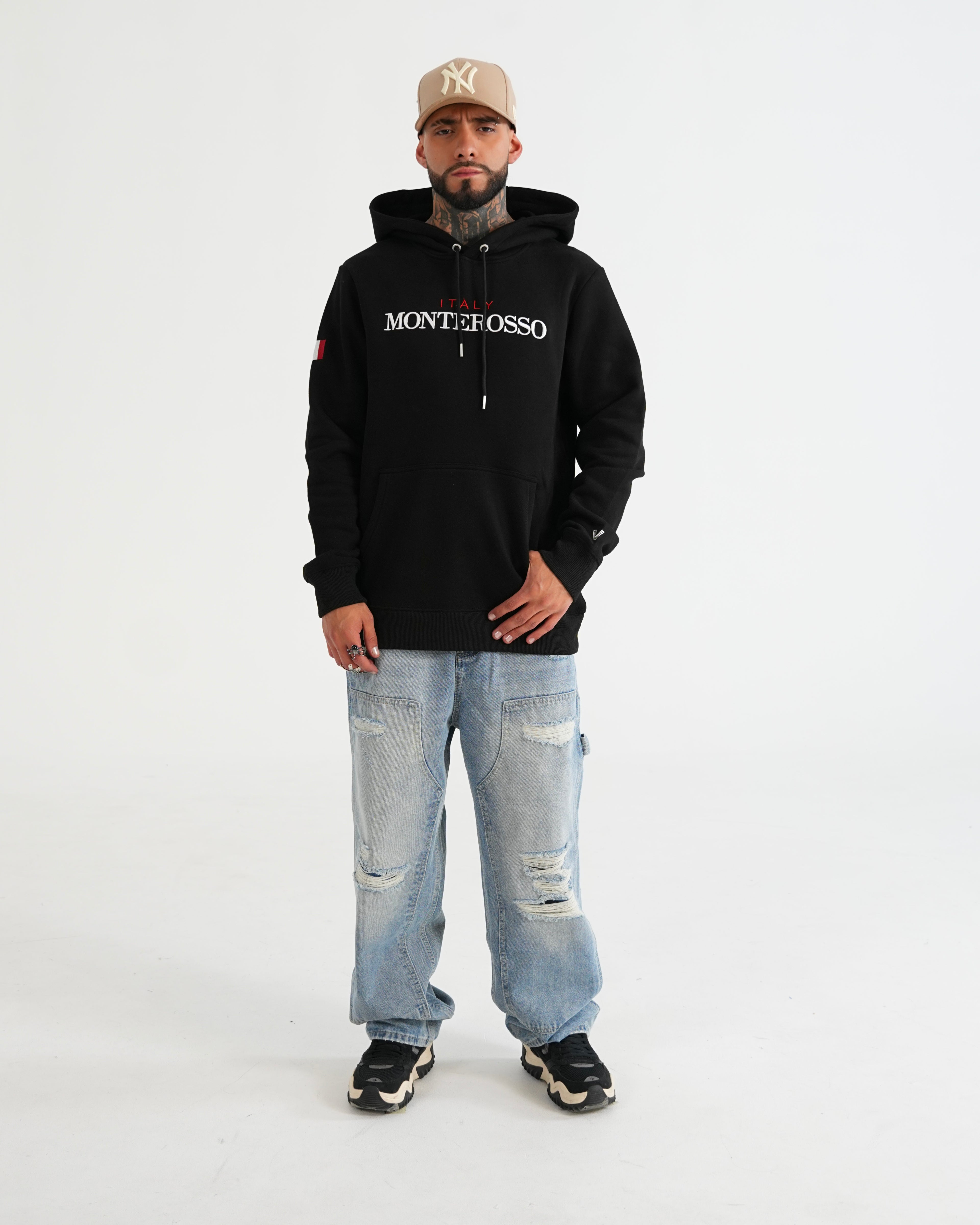 HOODIE FSA074 NEGRO