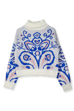 SUÉTER MSA165 PERLA-AZUL-ROSA
