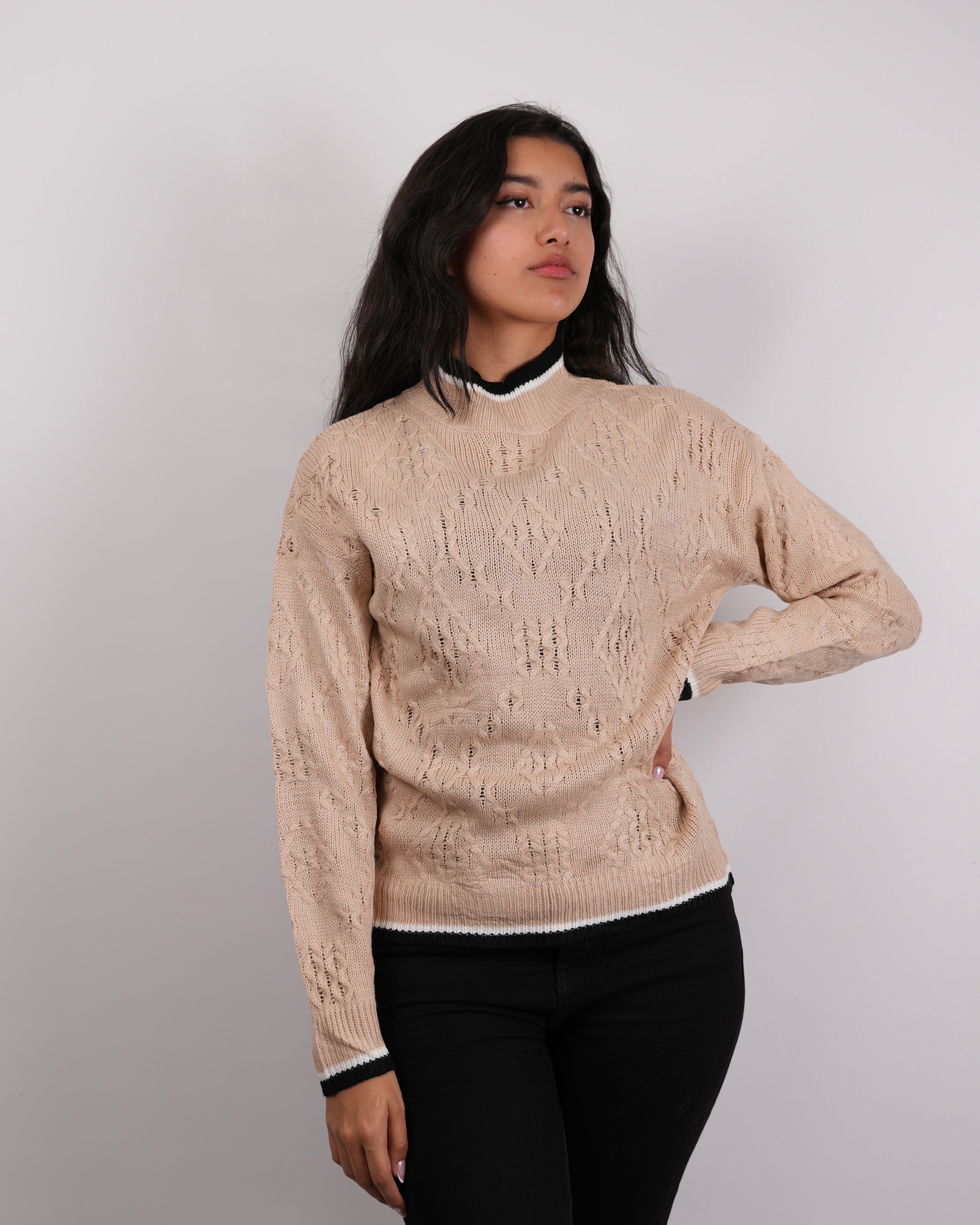 SUETER MUJER MSA204 PERLA