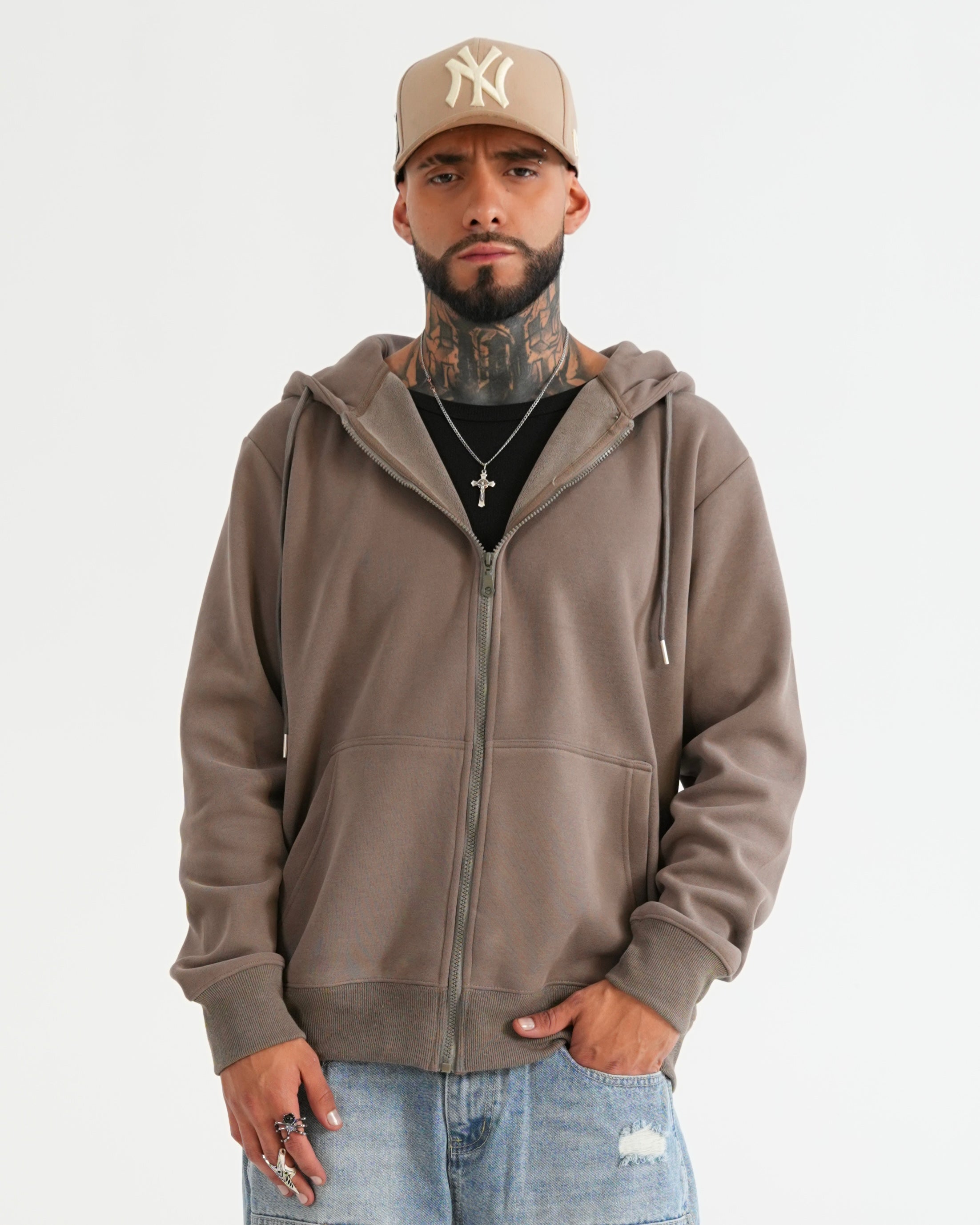 CHAQUETA FSA067 KHAKI O