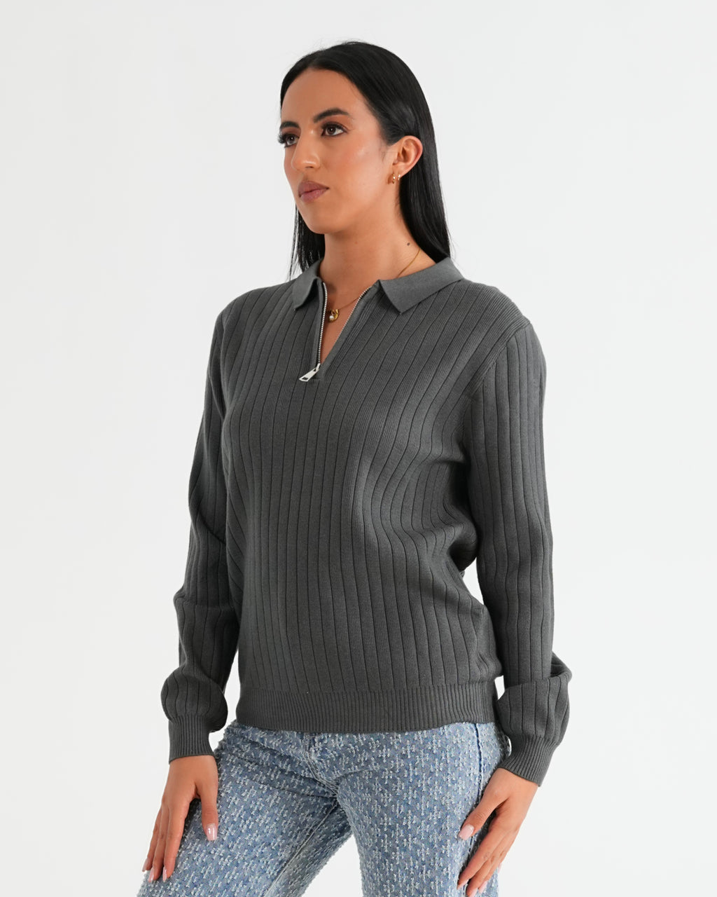 SUÉTER HISA022 GRIS