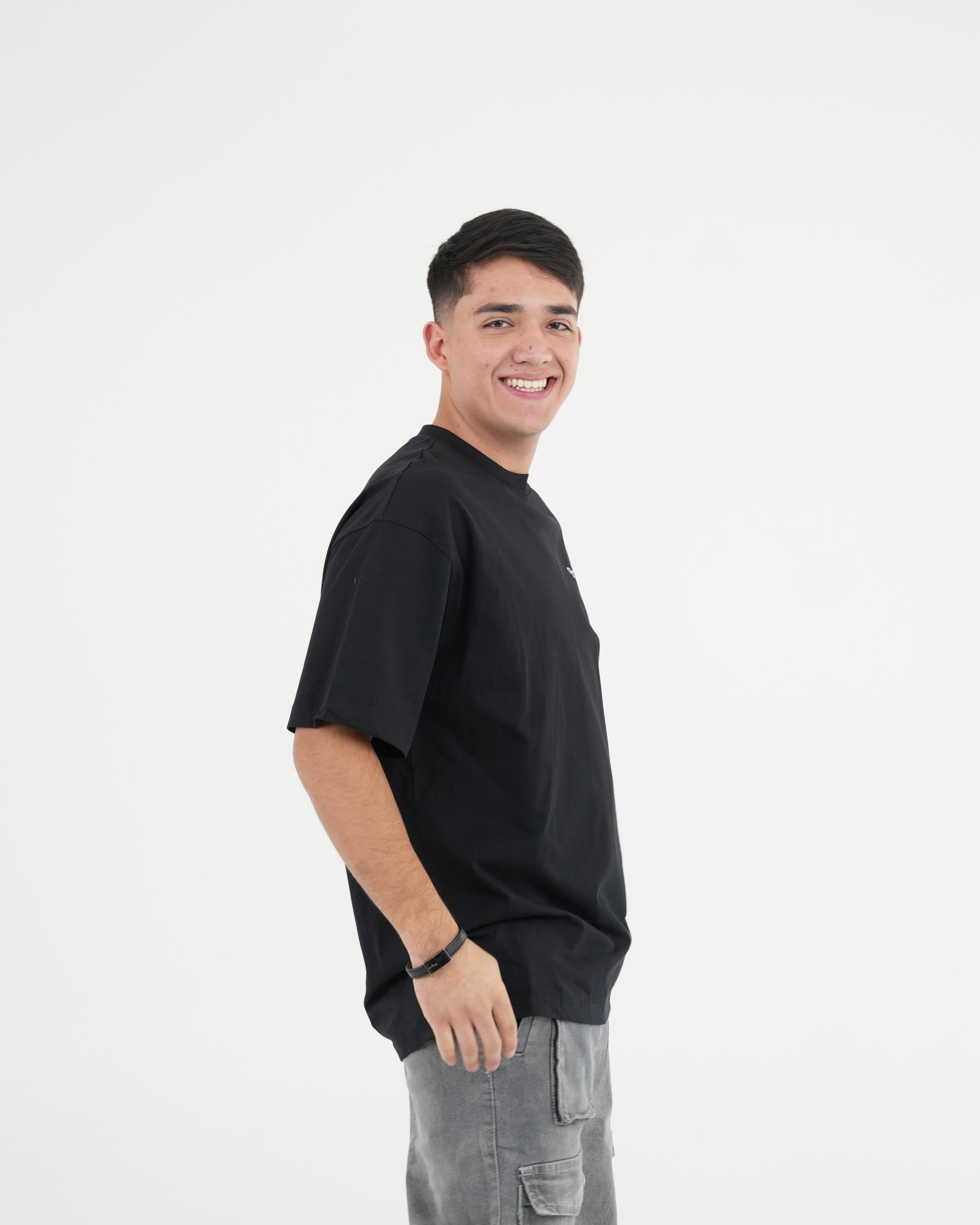 CAMISETA FCA016 NEGRO