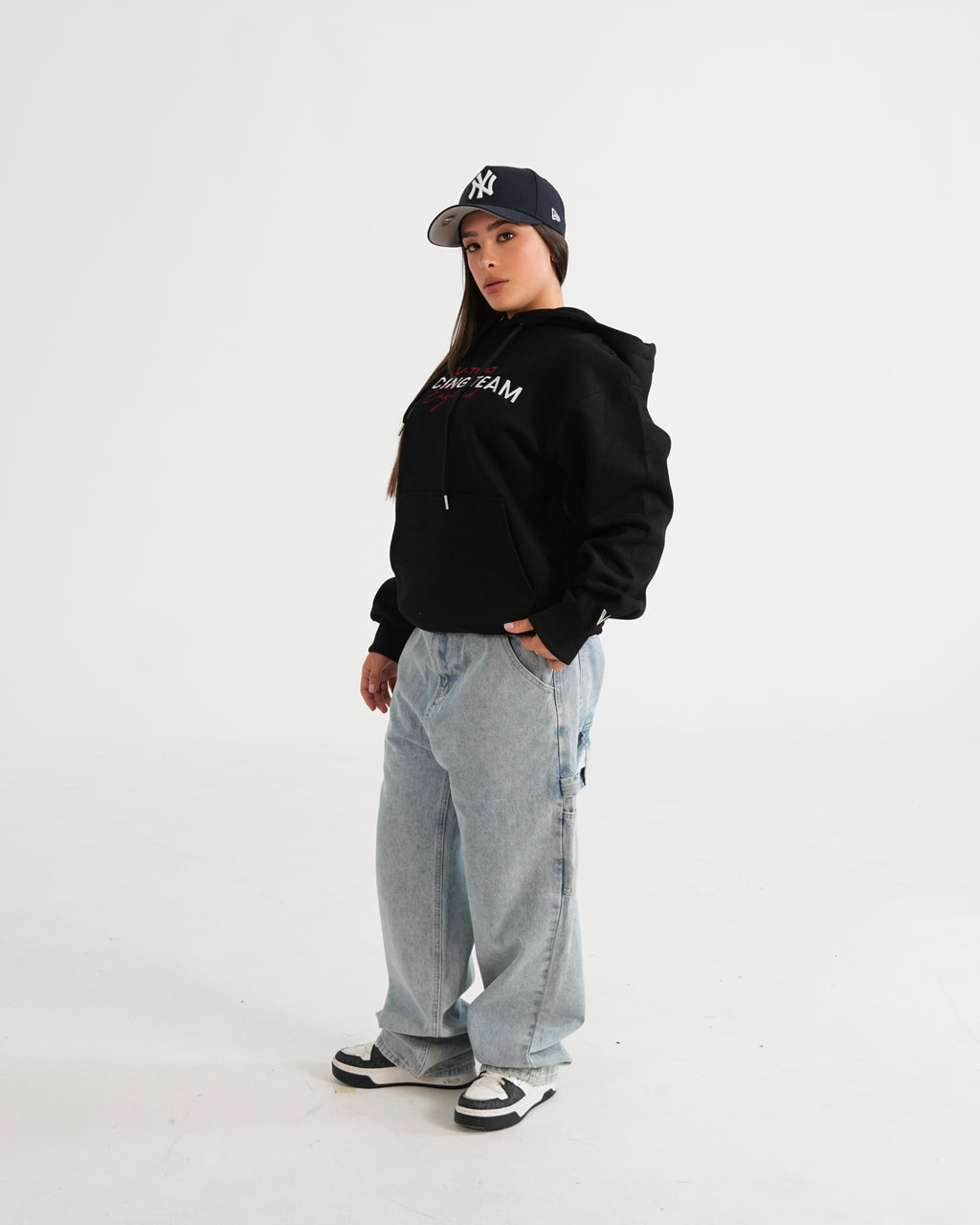 HOODIE FSA079 NEGRO