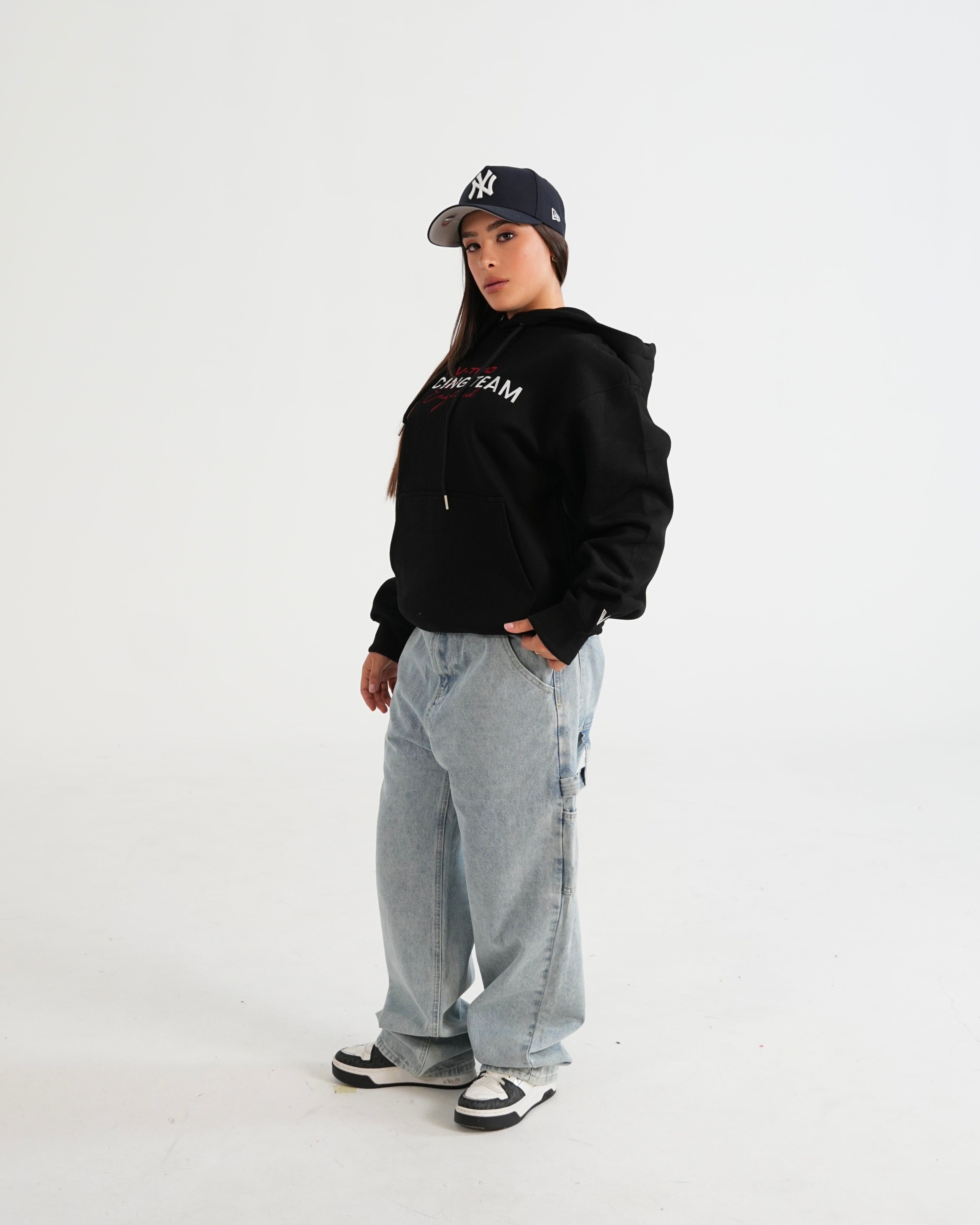 HOODIE FSA079 NEGRO
