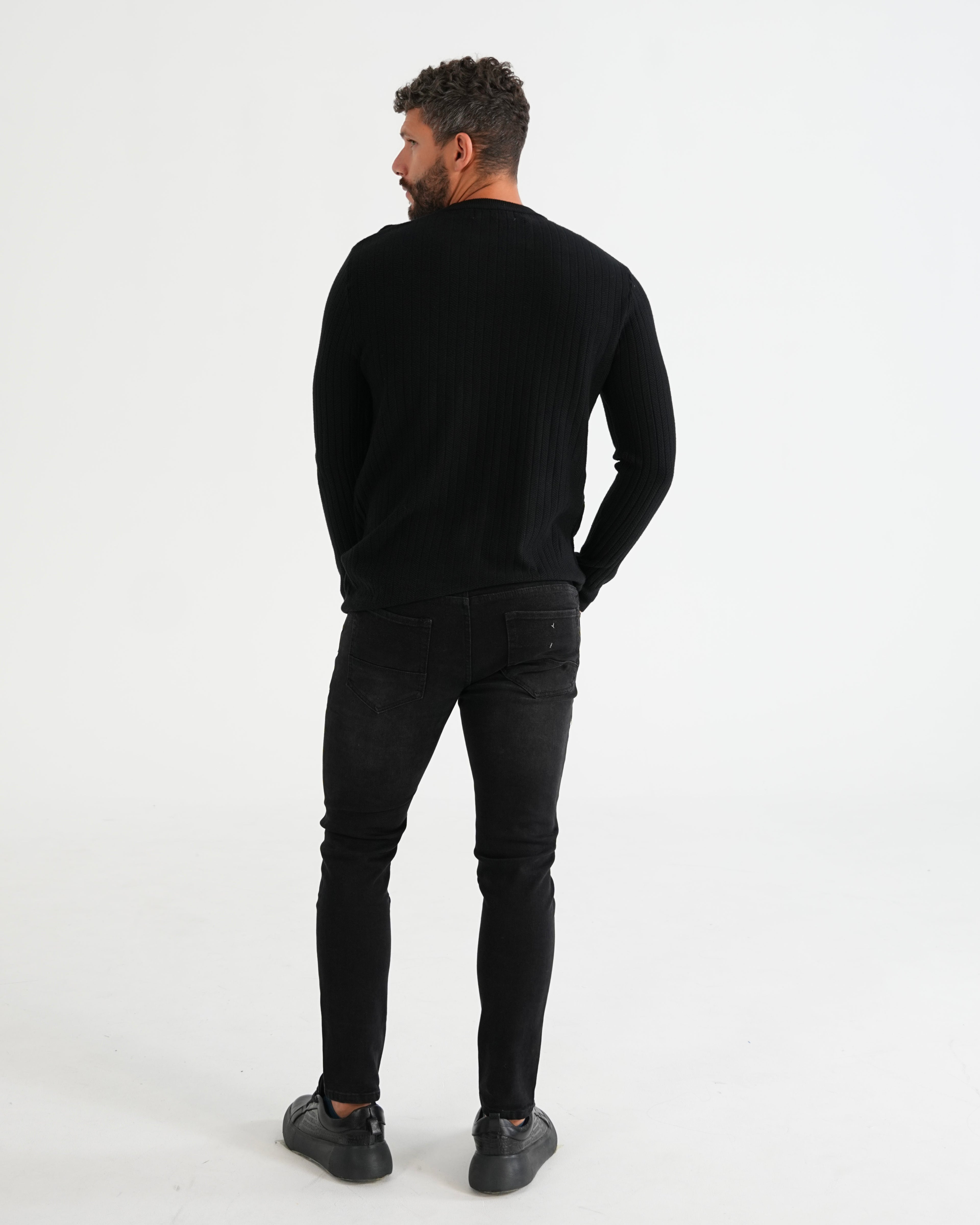 SUÉTER HISA024 NEGRO