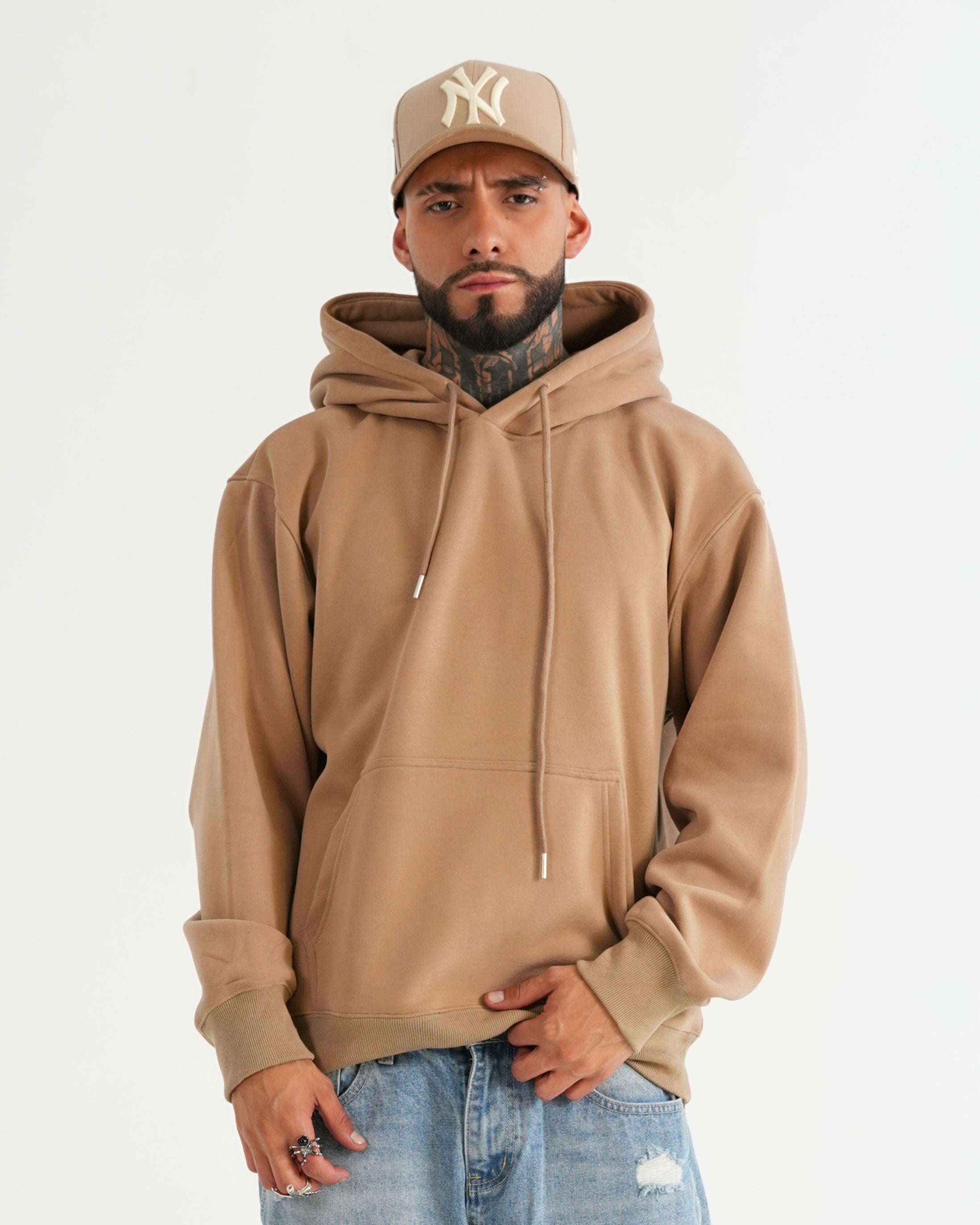 HOODIE FSA068 KHAKI