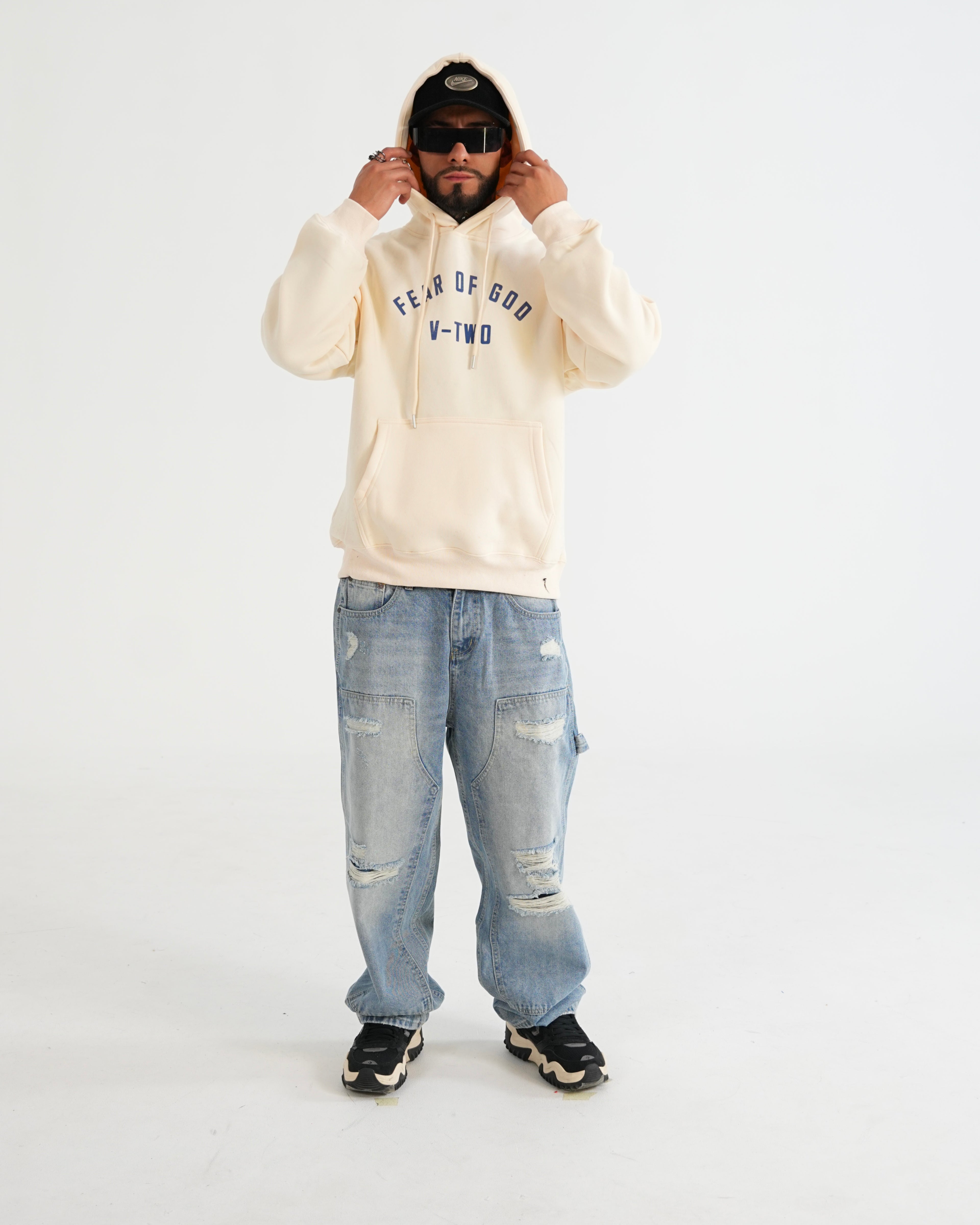 HOODIE FSA080 BEIGE