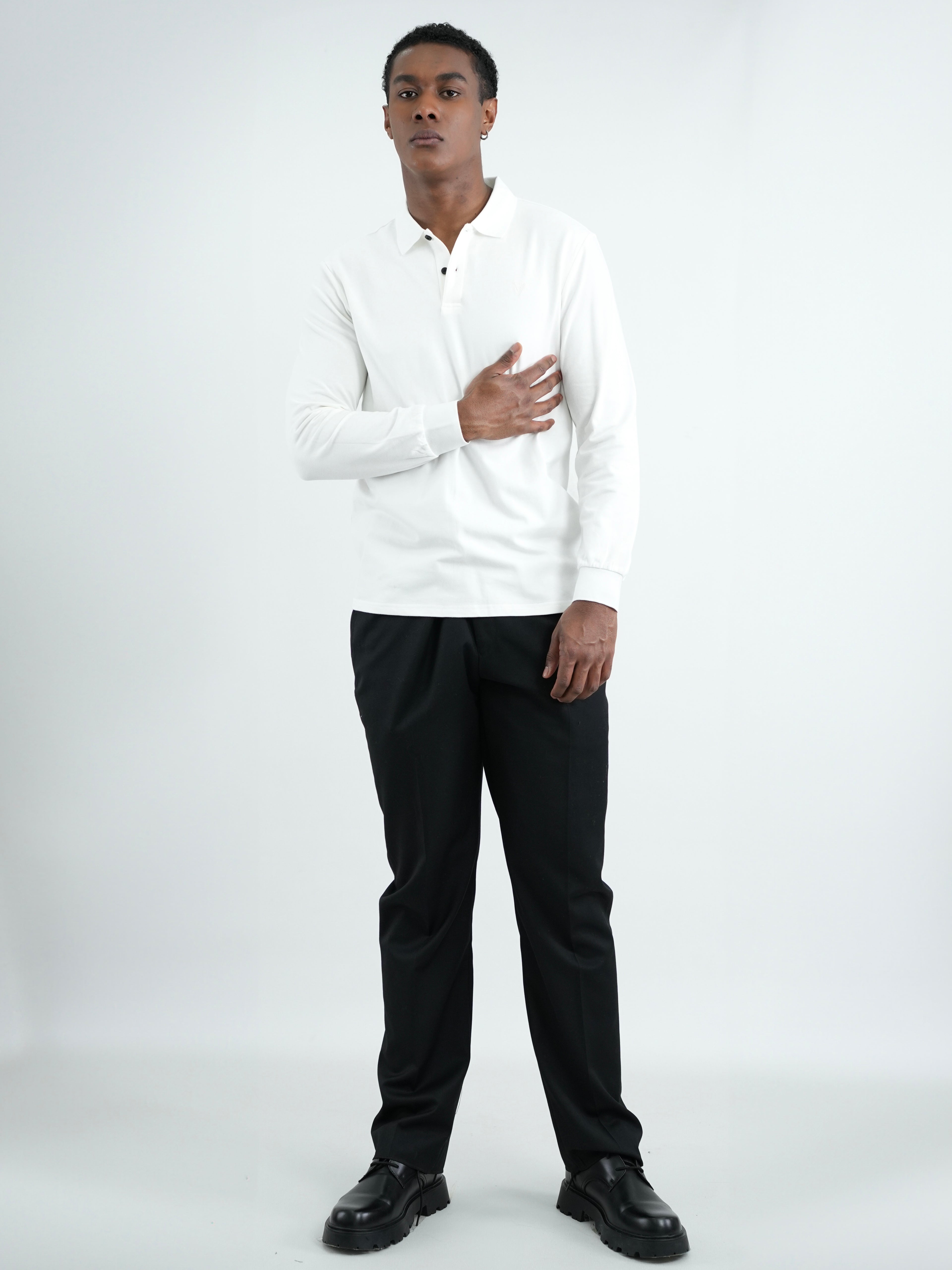 CAMISA POLO CAP009 BLANCO