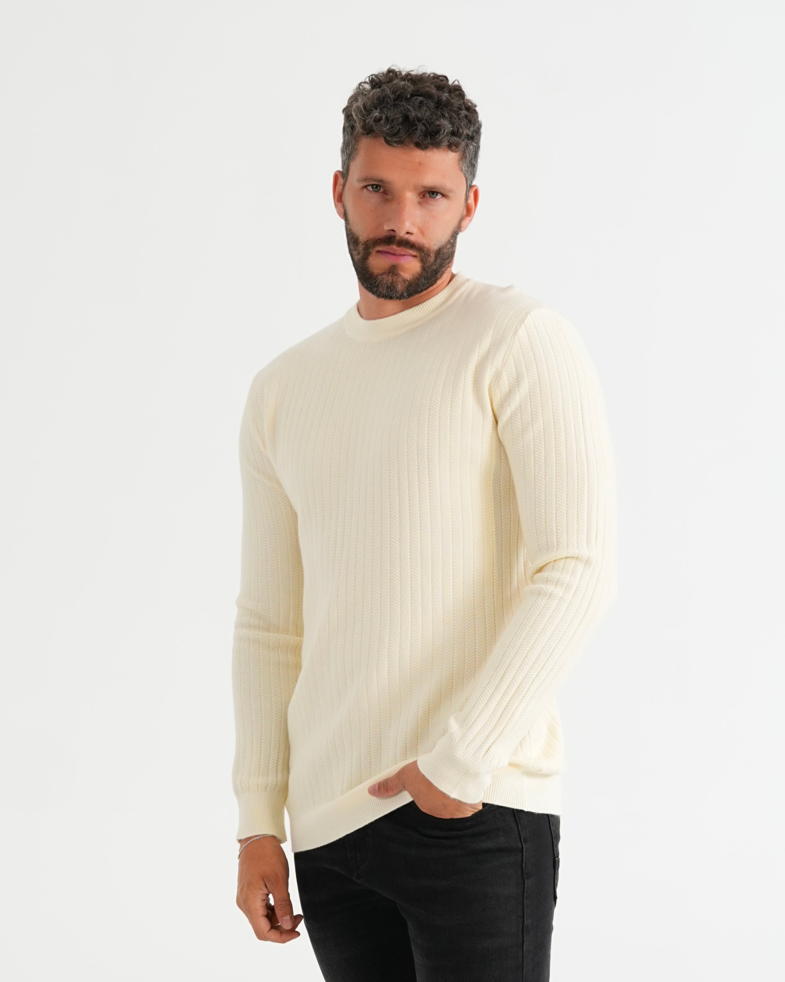 SUÉTER HISA024 BLANCO