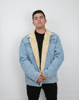 CHAQUETA DE JEAN VR031 AZUL CLARO