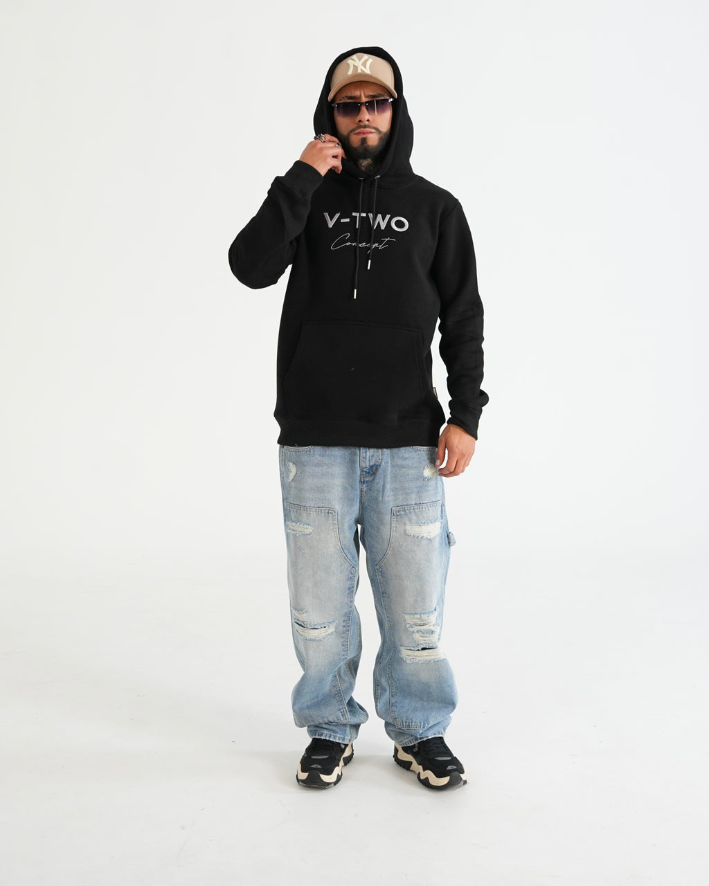 HOODIE FSA070 NEGRO