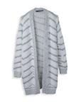 CARDIGAN ALGODON GRIS MSA139