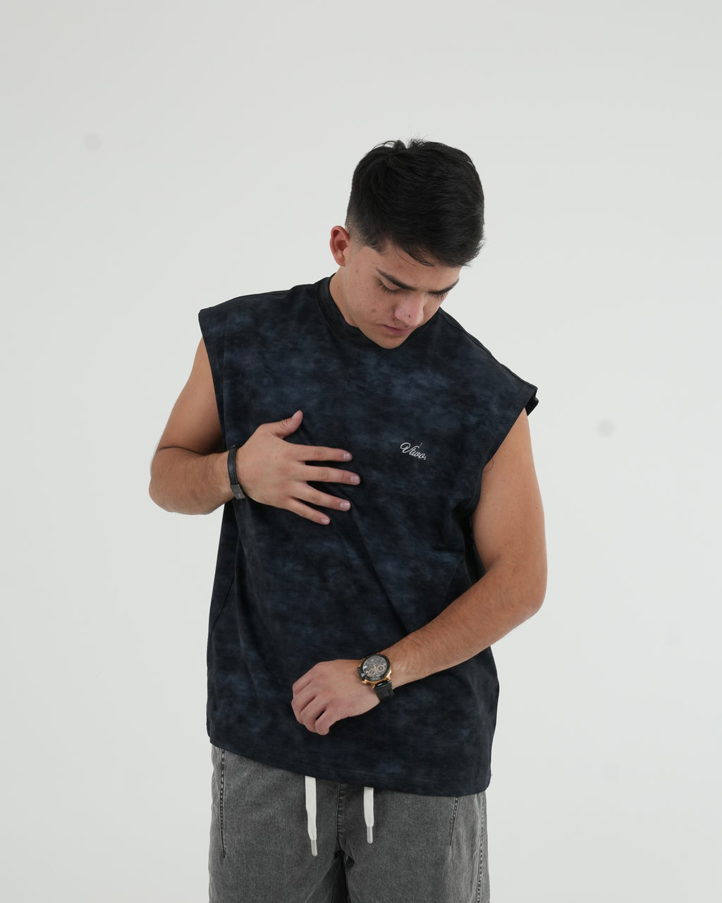 CAMISA FCA017 NEGRO