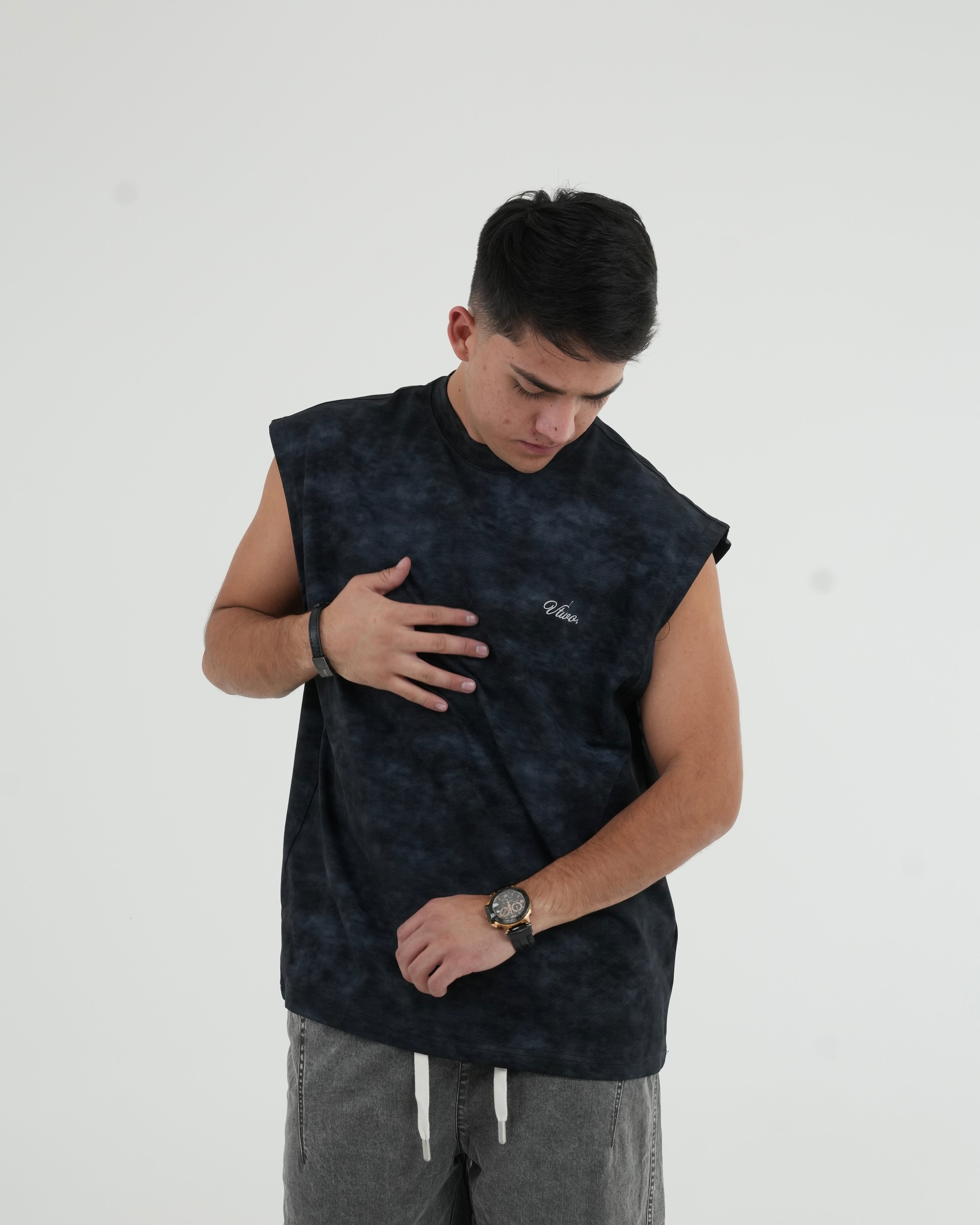 CAMISA FCA017 NEGRO