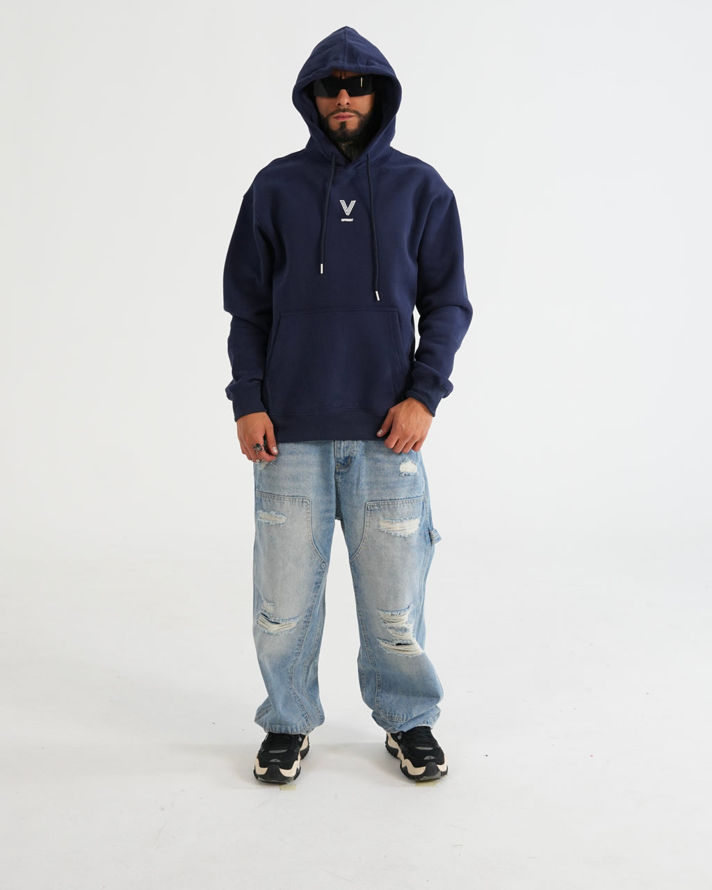 HOODIE FSA083 AZUL