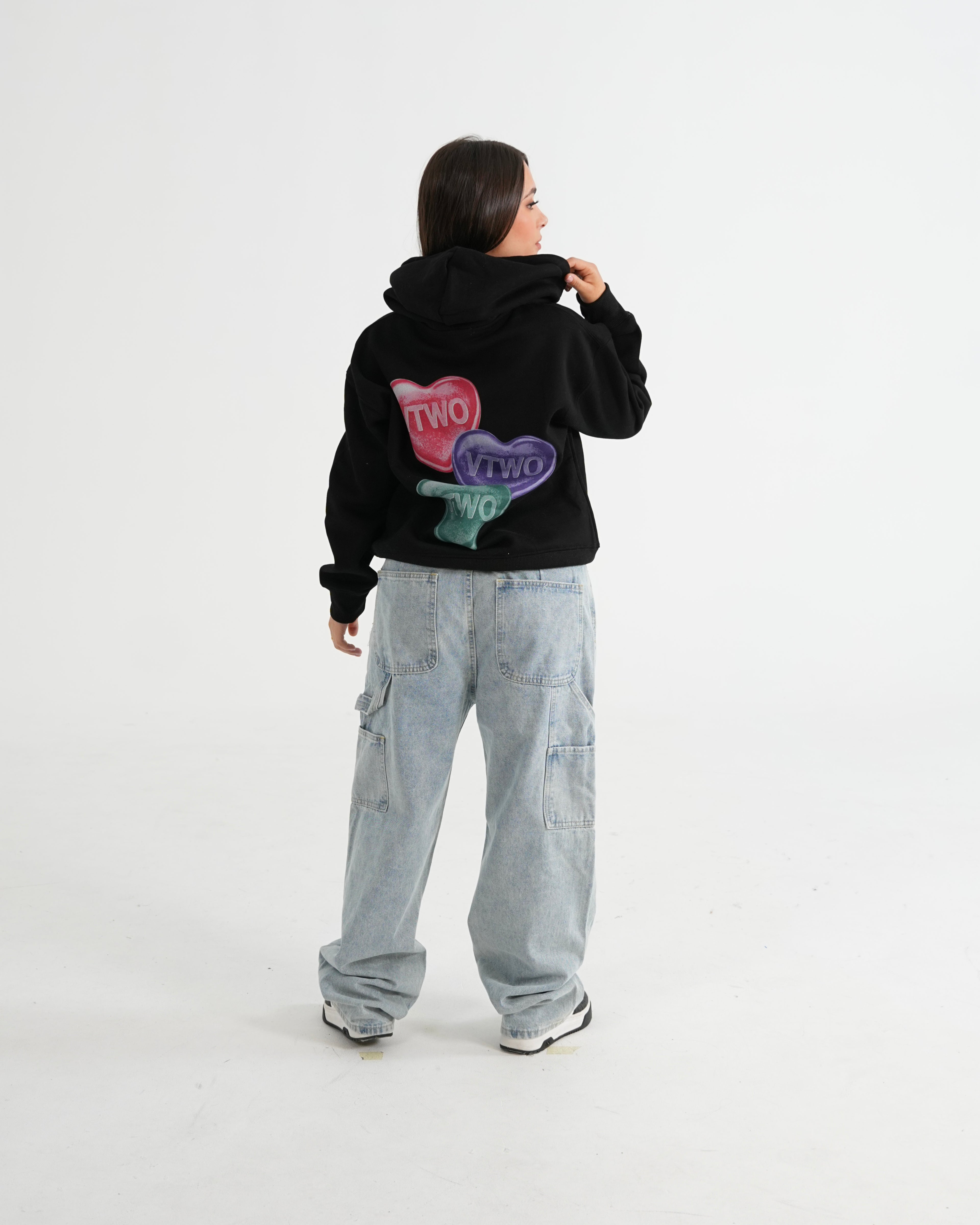 HOODIE FMSA045 NEGRO