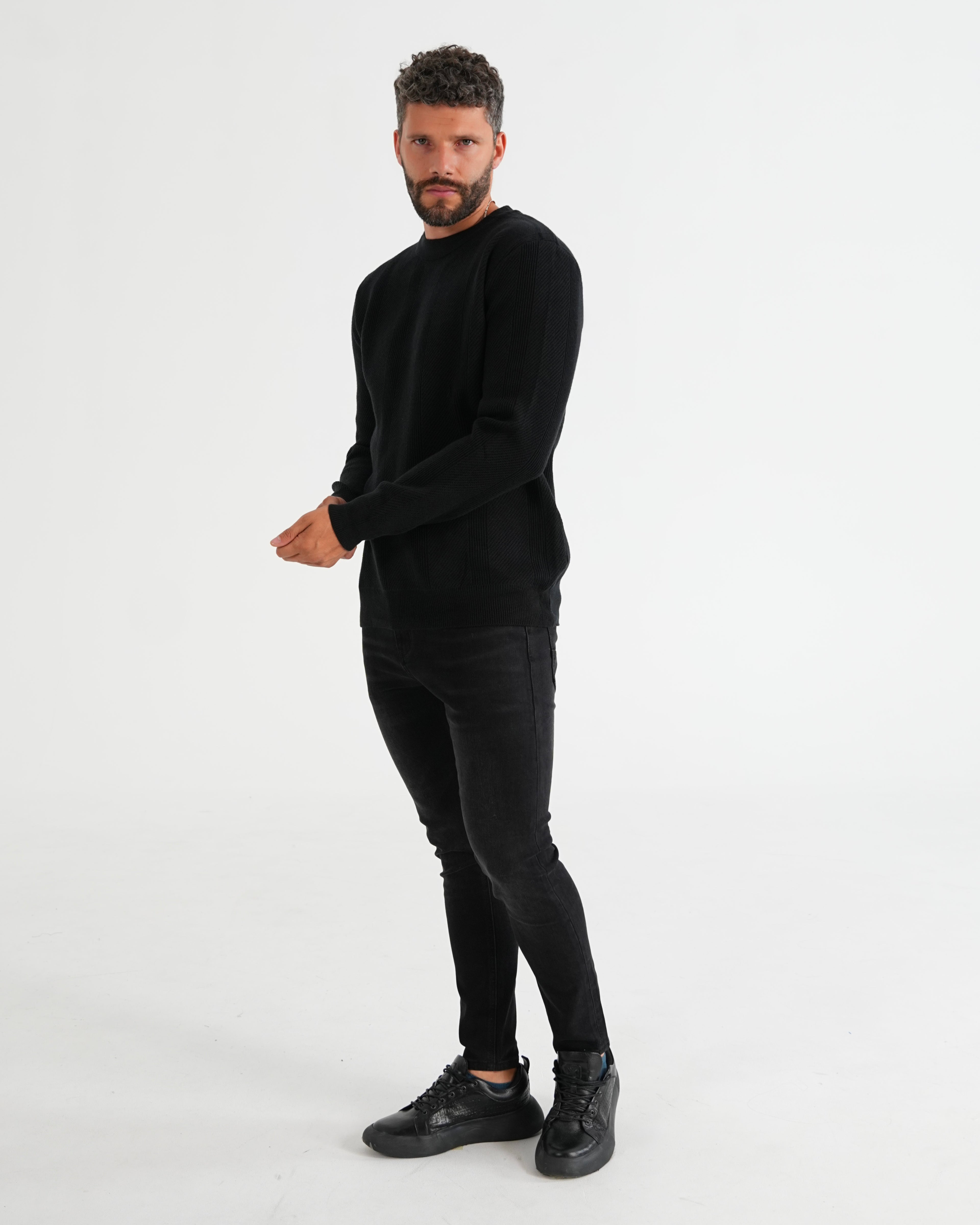 SUÉTER HISA030 NEGRO