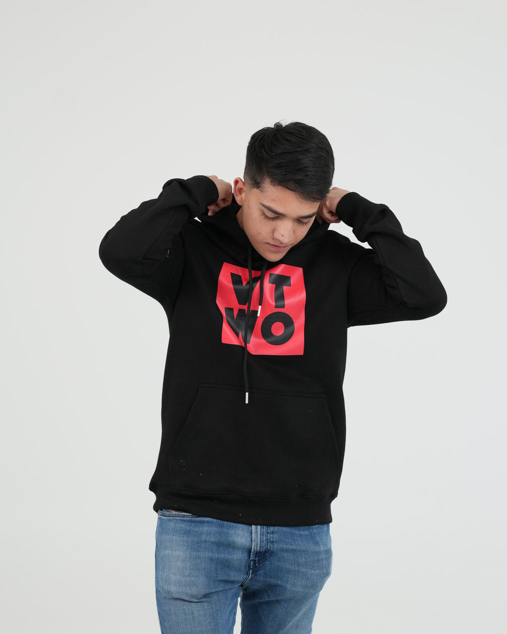 HOODIE FSA063 NEGRO