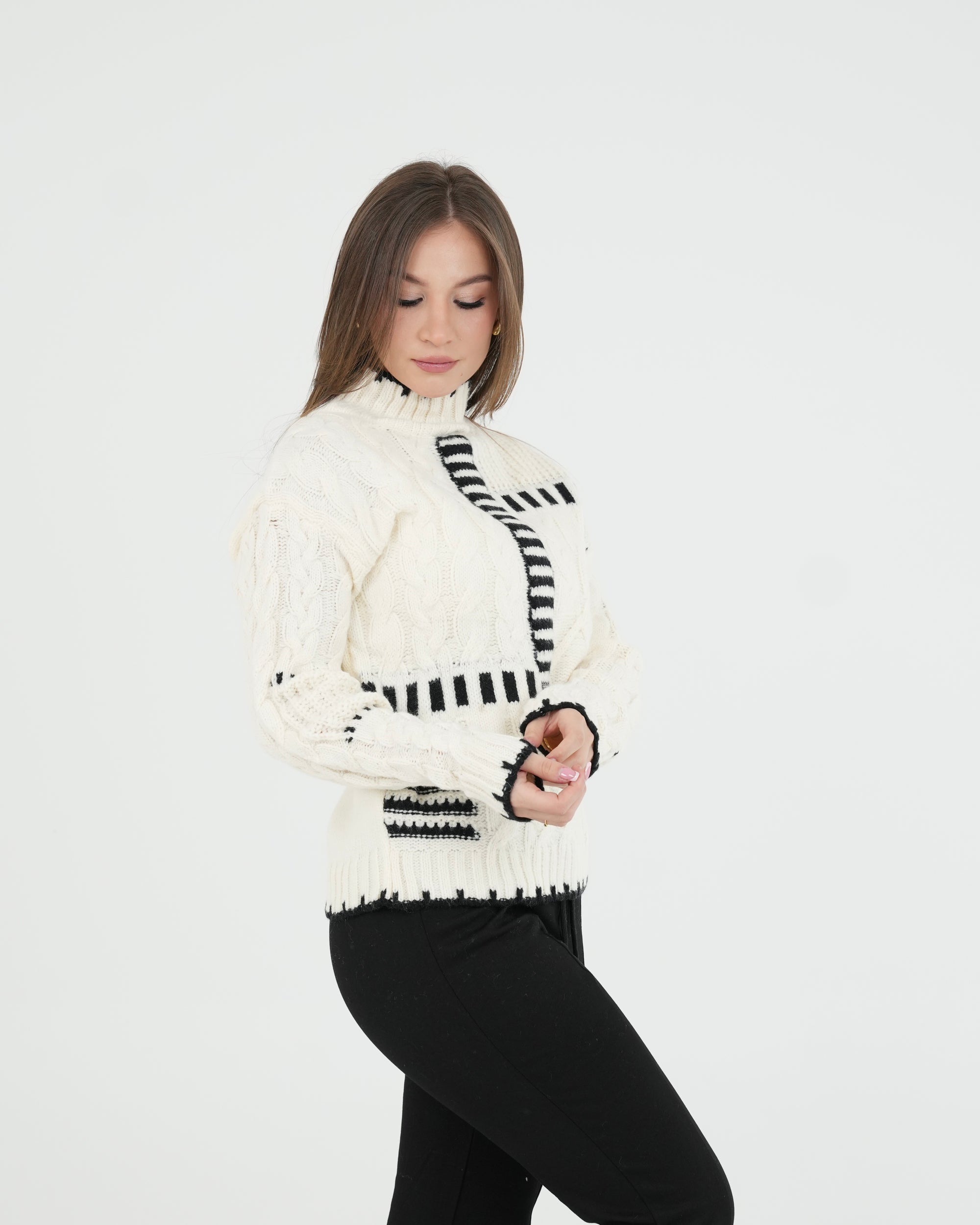 SUETER MSA205 PERLA -NEGRO