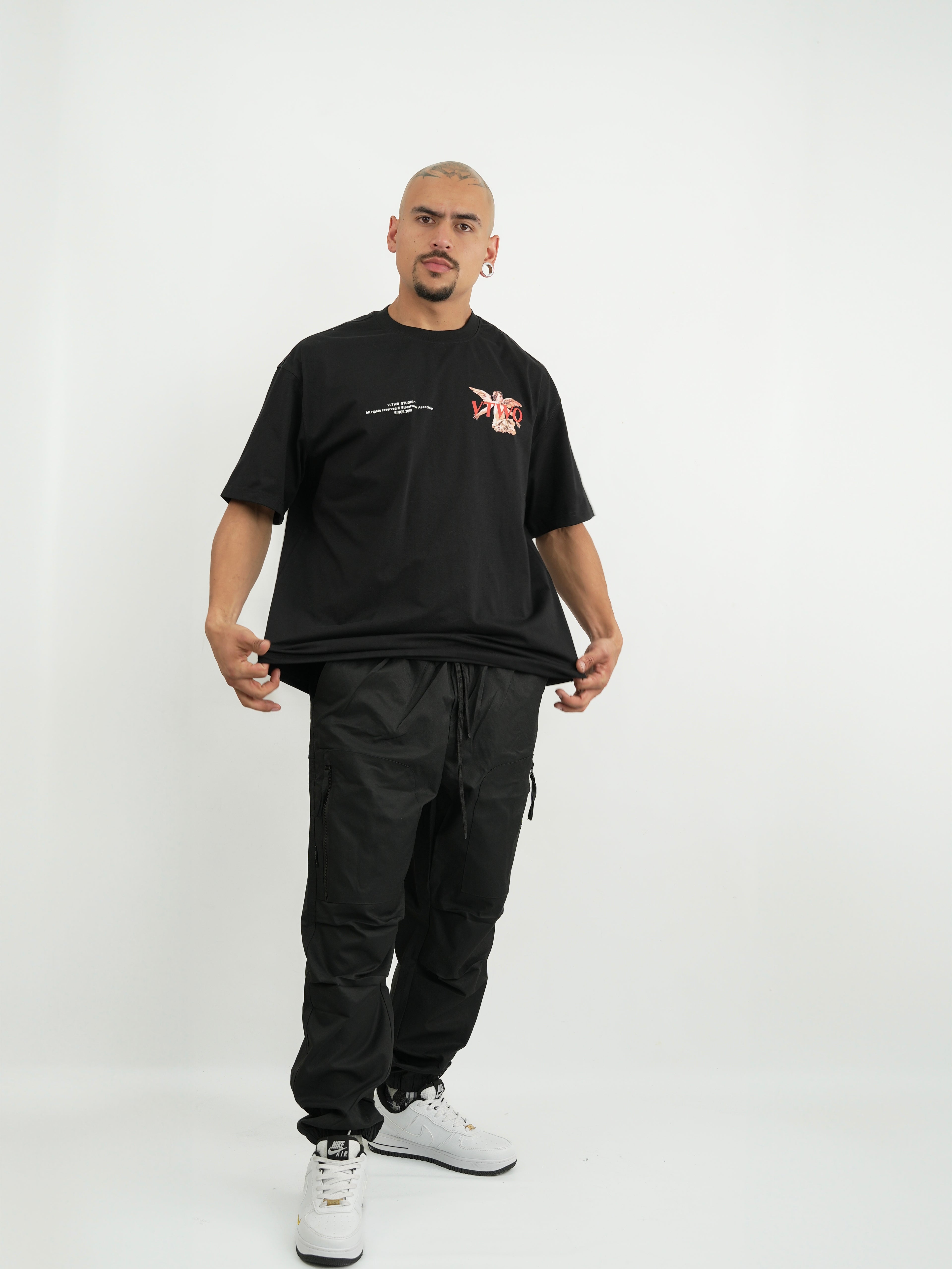 CAMISETA FCA014 NEGRO