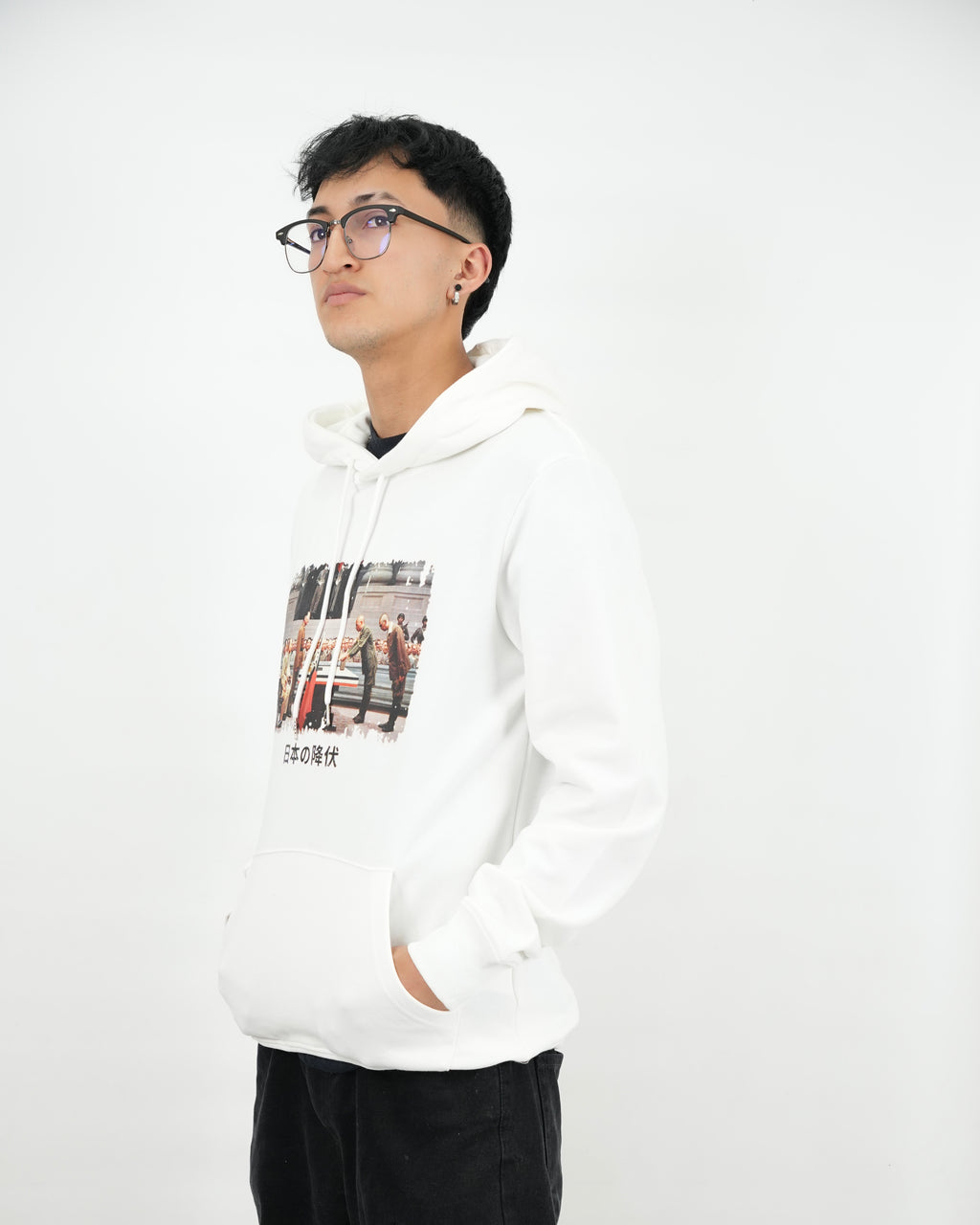 HOODIE SA107 BLANCO